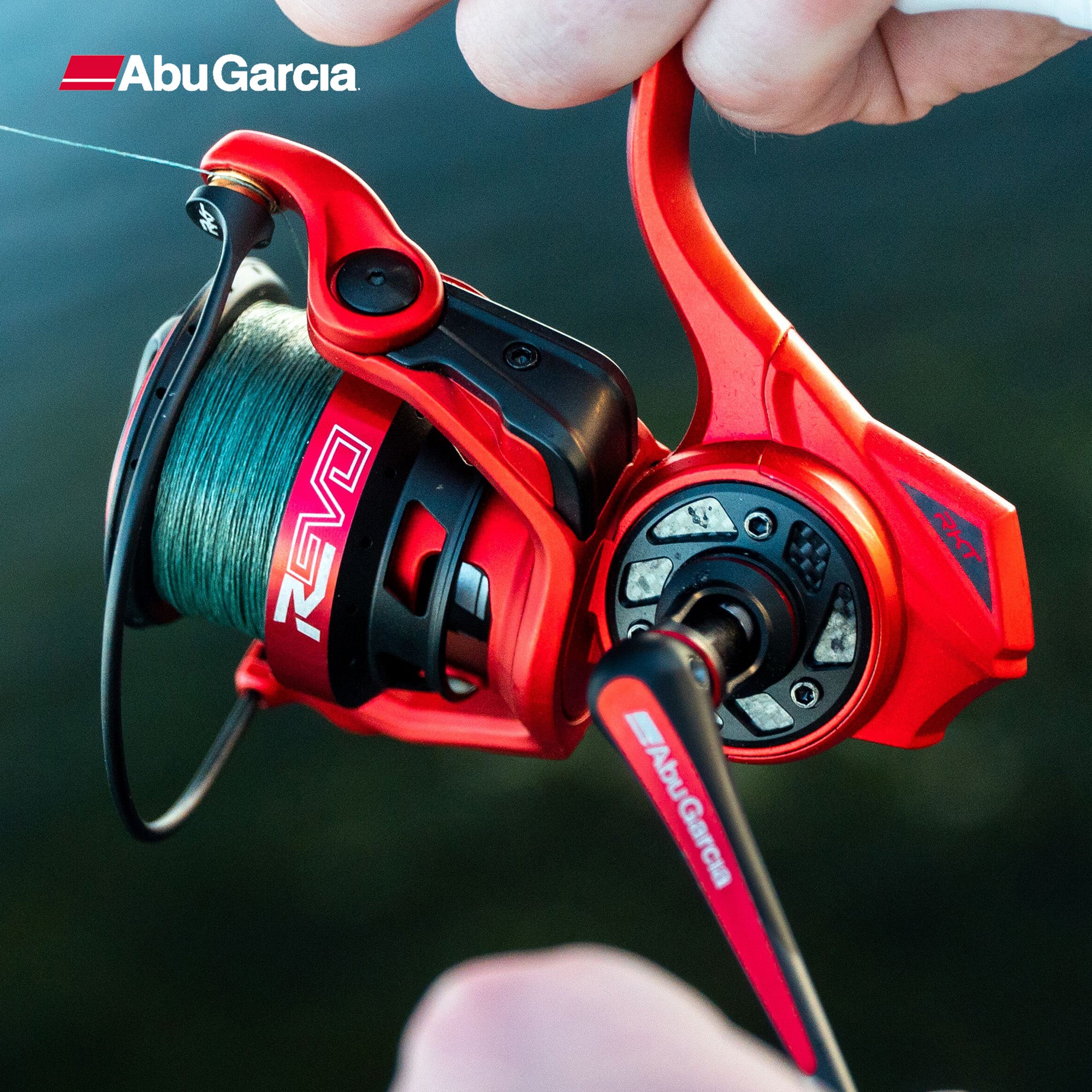 Abu Garcia Revo 3 Rocket Spinning Fishing Reel, Size 30, Right/Left Handle Position