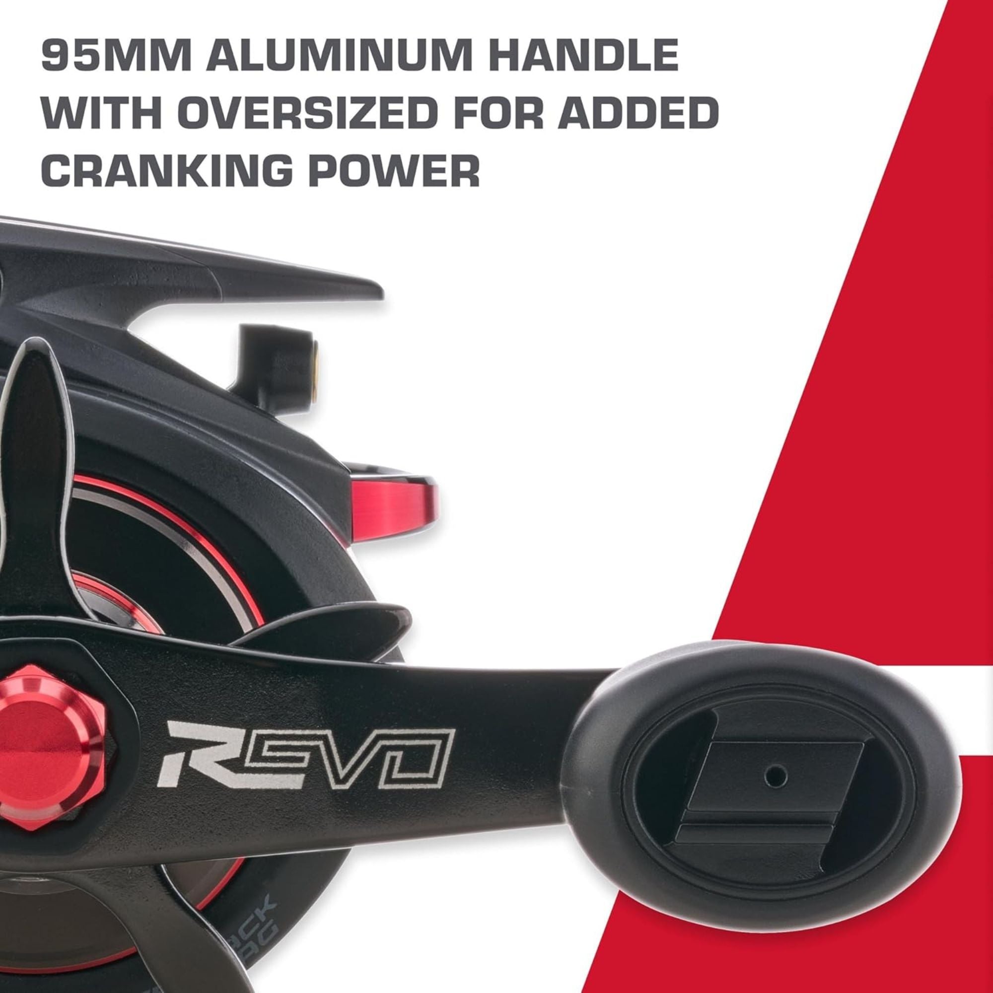 Abu Garcia Revo 5 Winch Low Profile Baitcast Reel, 23" Retrieve, Right Handle