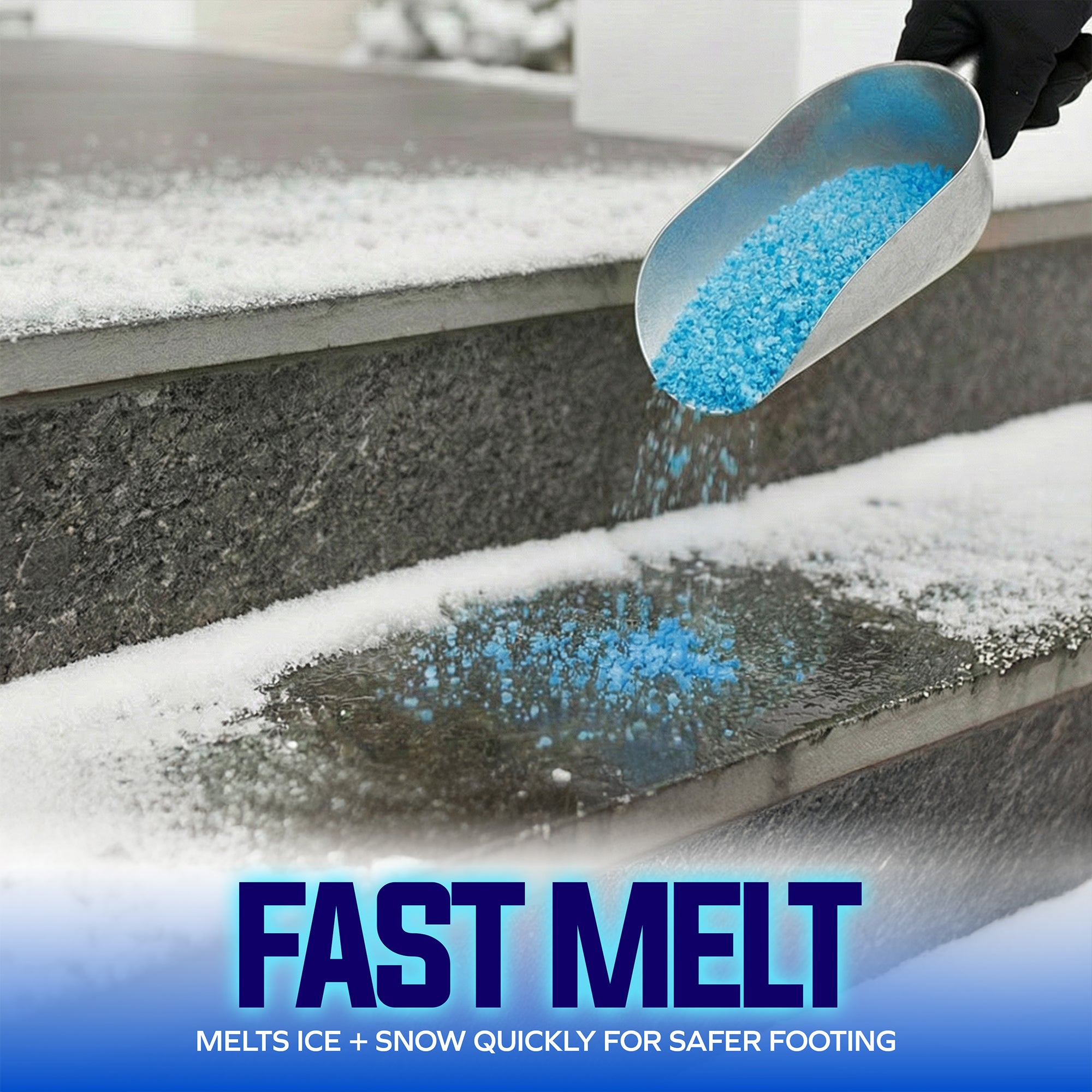 Snow Joe Commercial Blue Long-Lasting Ice and Snow Melt, 50 Pound Bag, CYB50 - VMInnovations