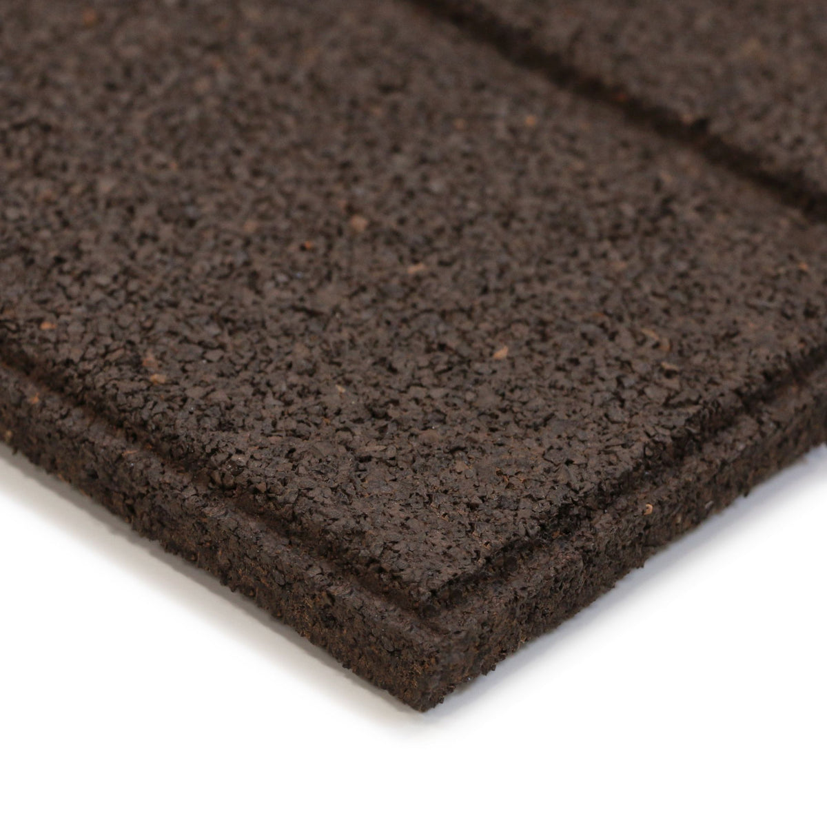 Tierra Verde 16" x 16" Brick Rubber Paver, Outdoor Floor Tiles, Brown (Open Box)