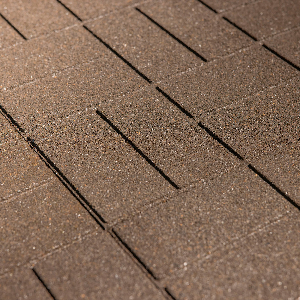 Tierra Verde 16" x 16" Brick Rubber Paver, Outdoor Floor Tiles, Brown (Open Box)