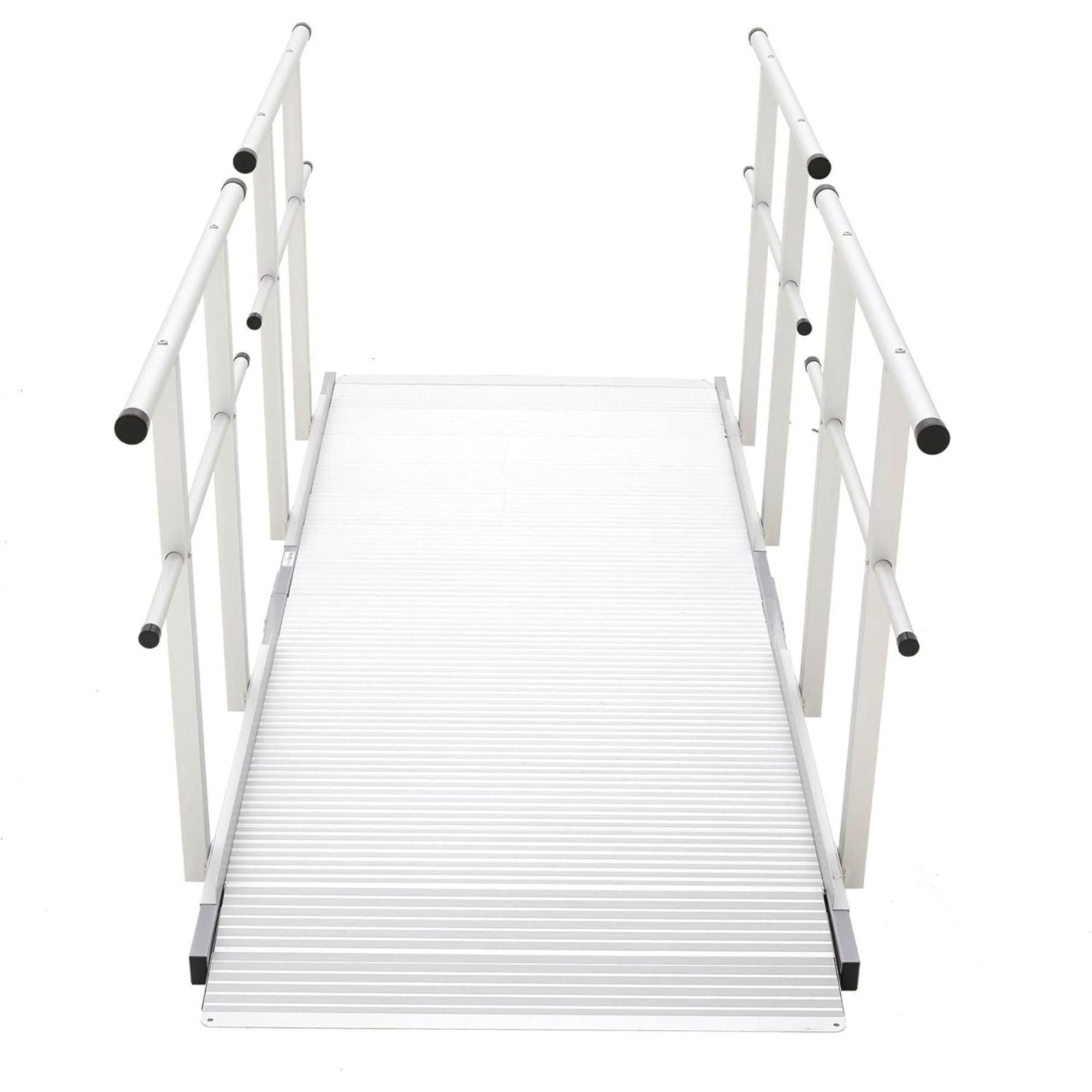 Silver Spring 10' Wheelchair Ramp w/ Handrails, Suitable for Porch (Open Box) - VMInnovations