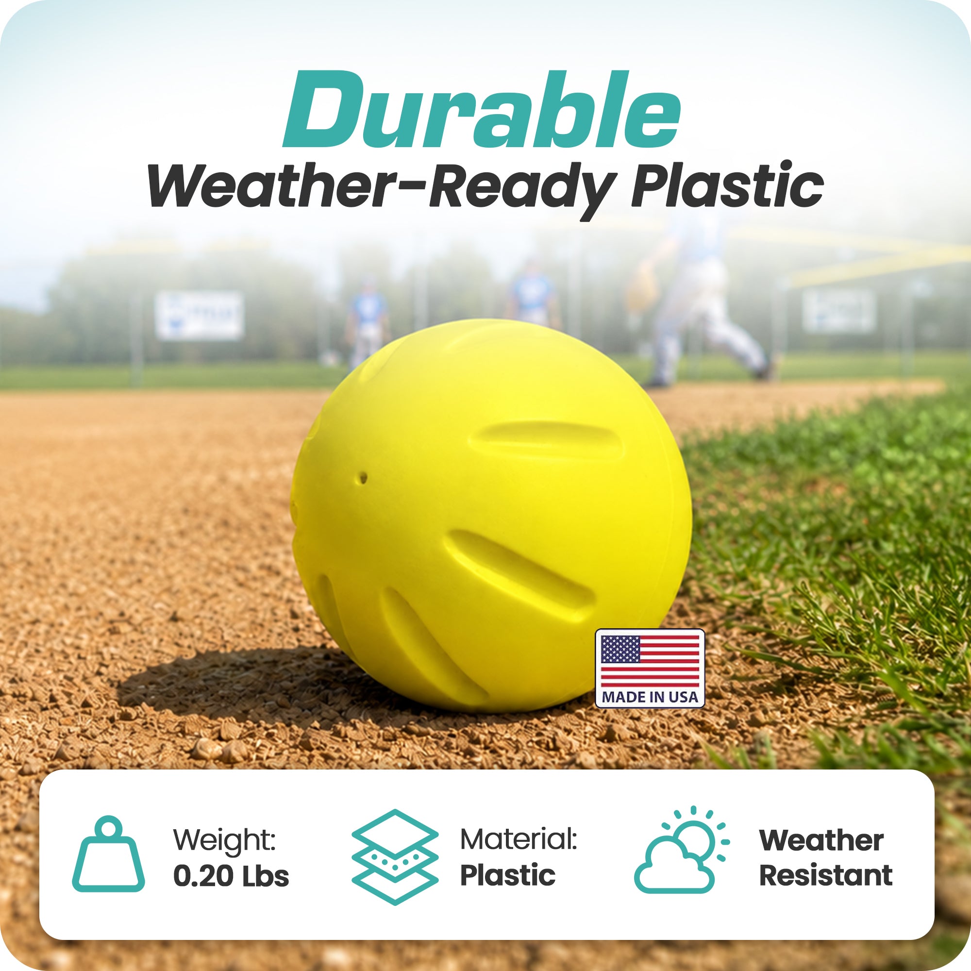 Union Products Blazer Softball 4-Inch Ball Set for Ages 5 Years and Up, 2 Pack - VMInnovations