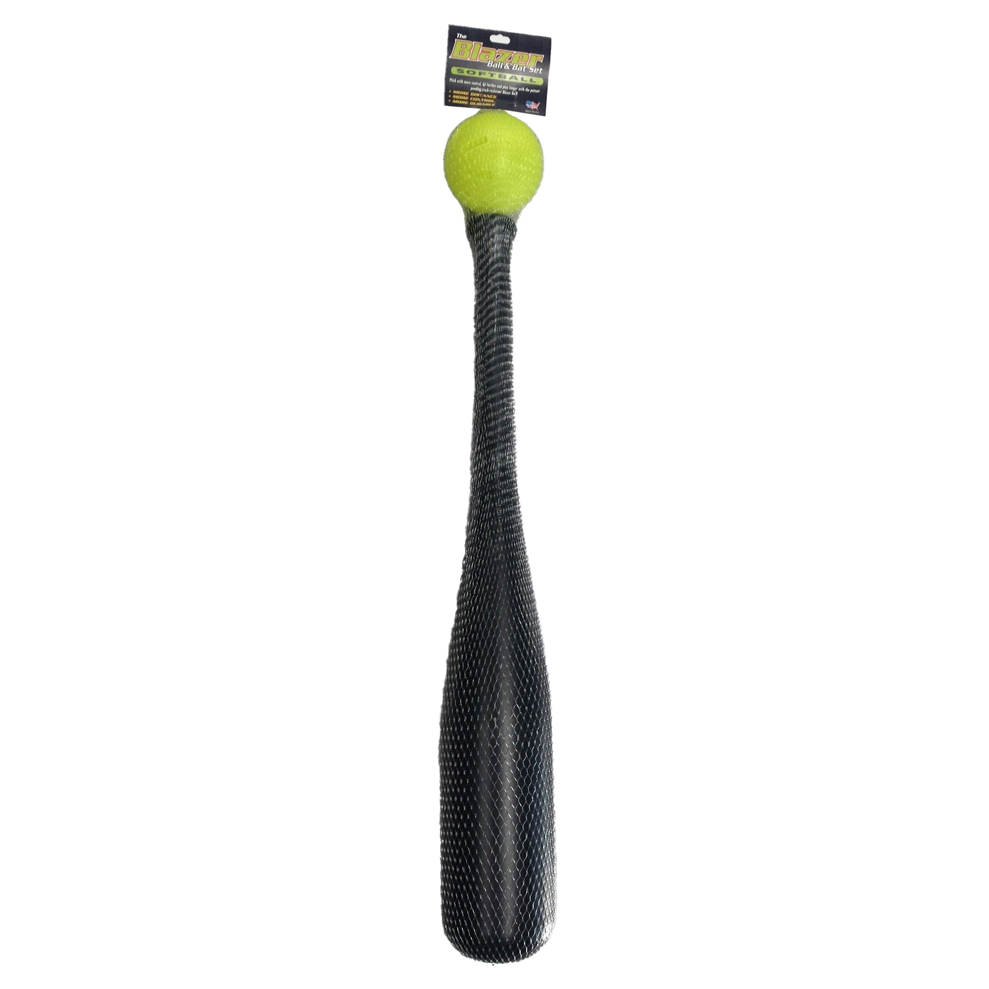 Union Products Blazer Ball and 28-Inch Plastic Softball Bat Backyard Game Set