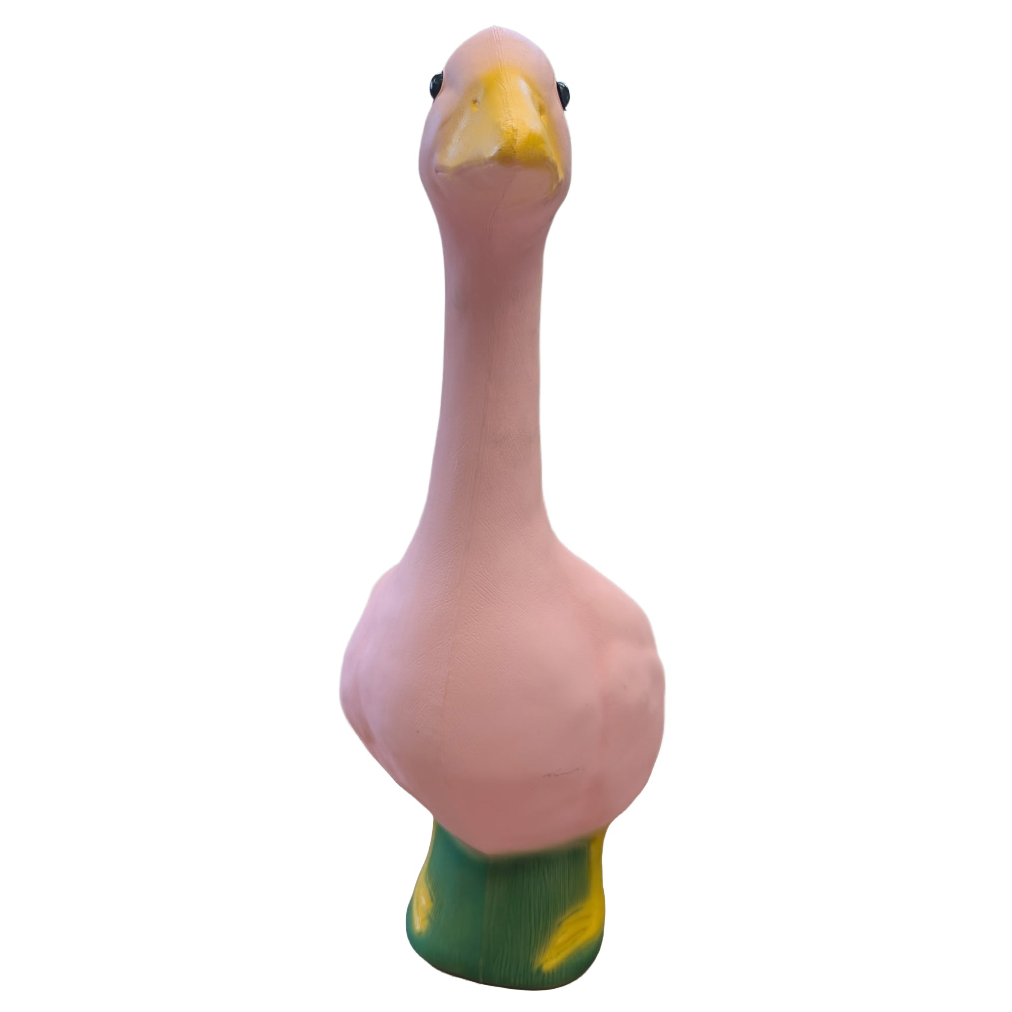 Union Products Pink Goose Lawn Ornament, Outdoor Garden or Walkway Decoration - VMInnovations