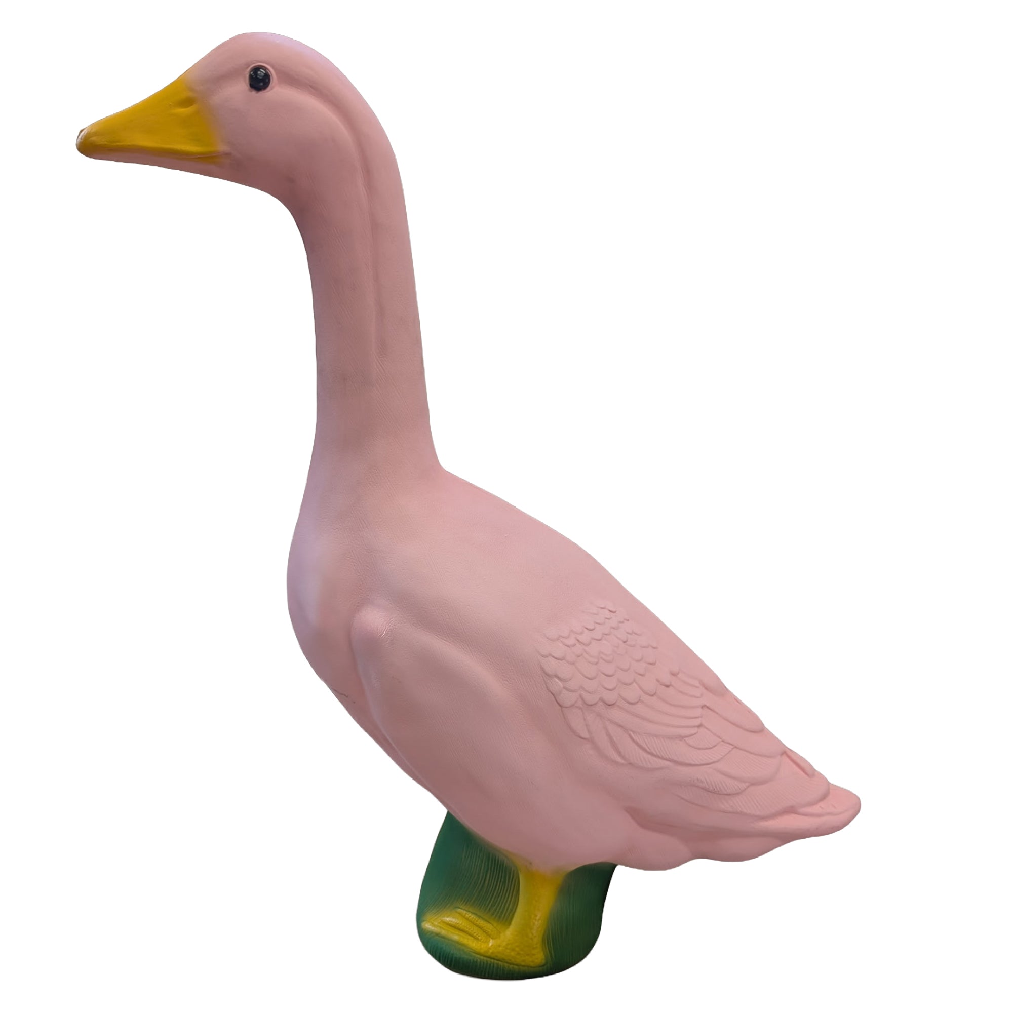 Union Products Pink Goose Lawn Ornament, Outdoor Garden or Walkway Decoration - VMInnovations