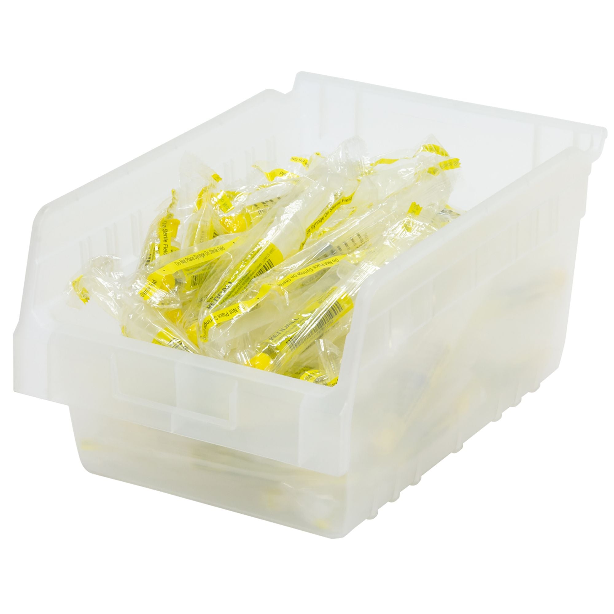 Akro-Mils 8pk ShelfMax Nesting Storage Bins, Space-Saving Organizers (Open Box)