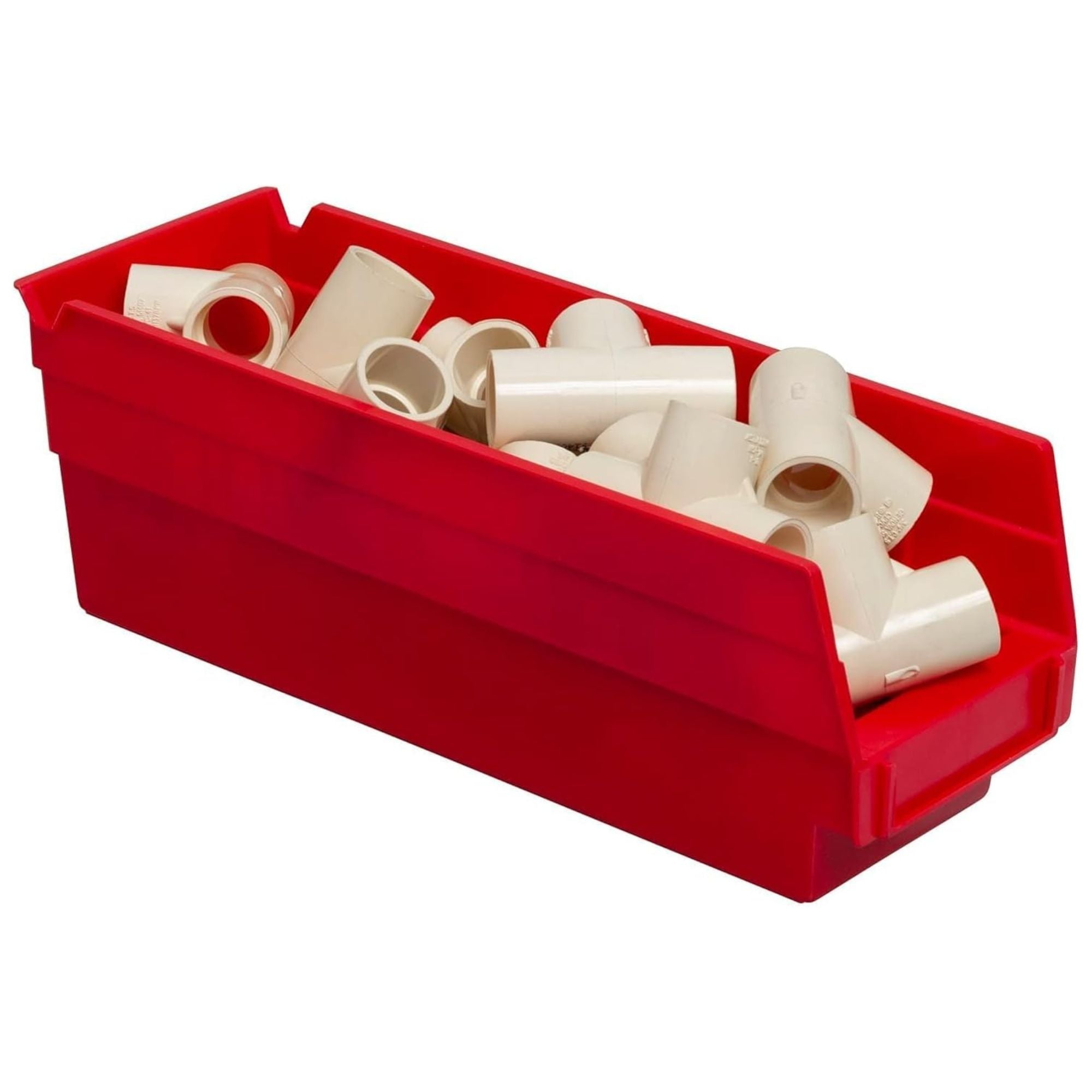 Akro-Mils 24Pk Plastic Storage Shelf Bins,Space-Saving Organizers(Open Box)