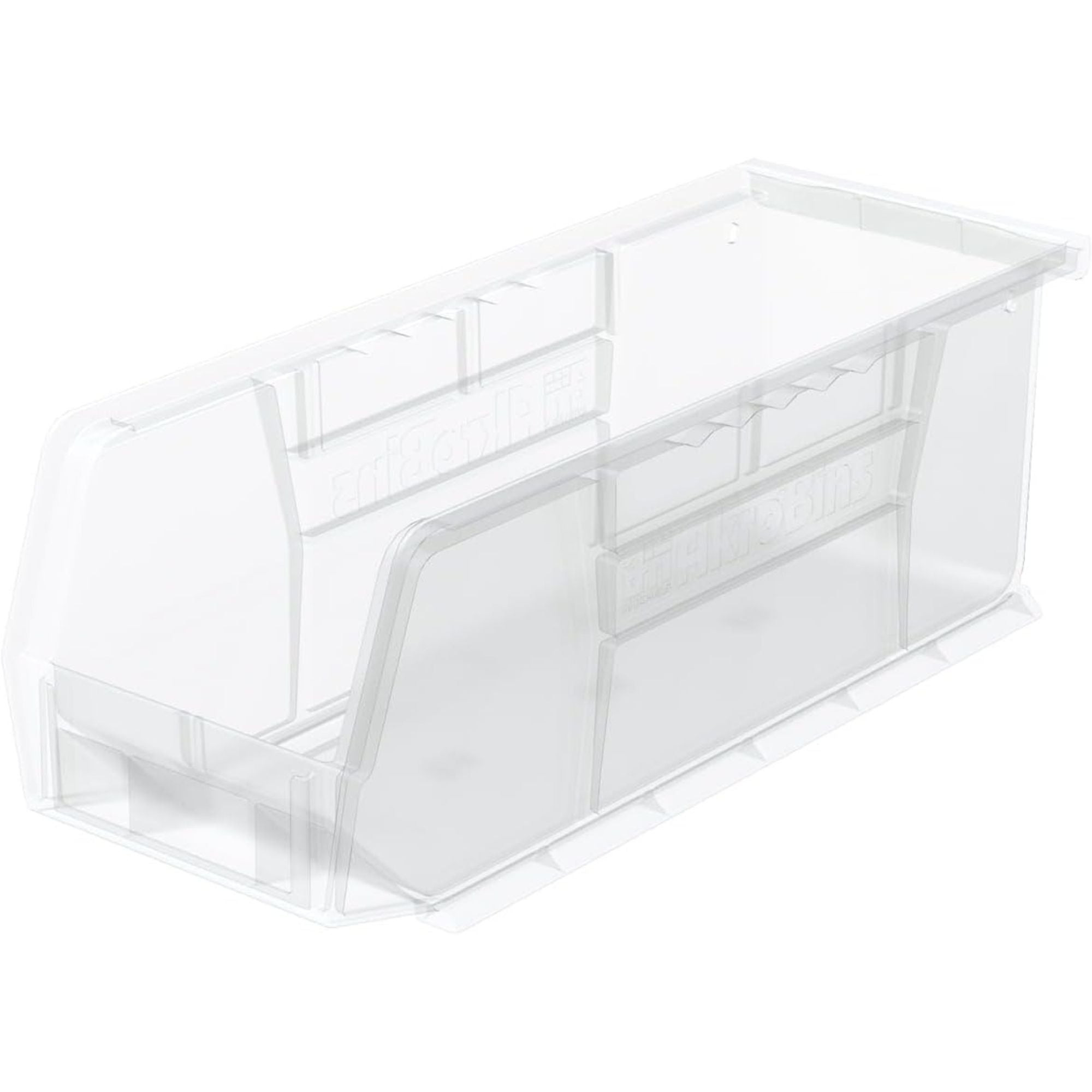 Akro-Mils 12 Pk AkroBins Plastic Storage Bins, Space-Saving Organizers(Open Box)