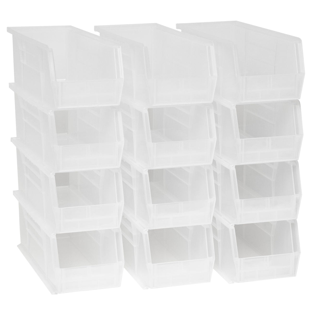 Akro-Mils 12 Pack AkroBins Plastic Storage Bins, Organizers (Open Box)