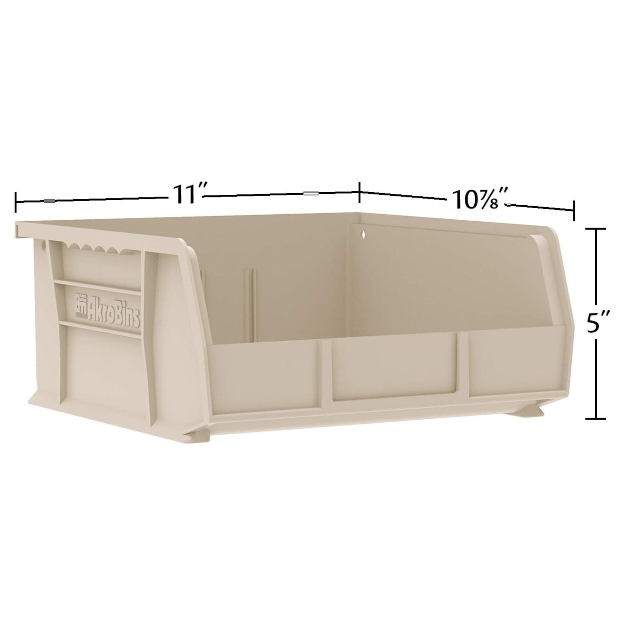 Akro-Mils 6 Pack AkroBins Plastic Storage Bins, Organizers (Open Box)