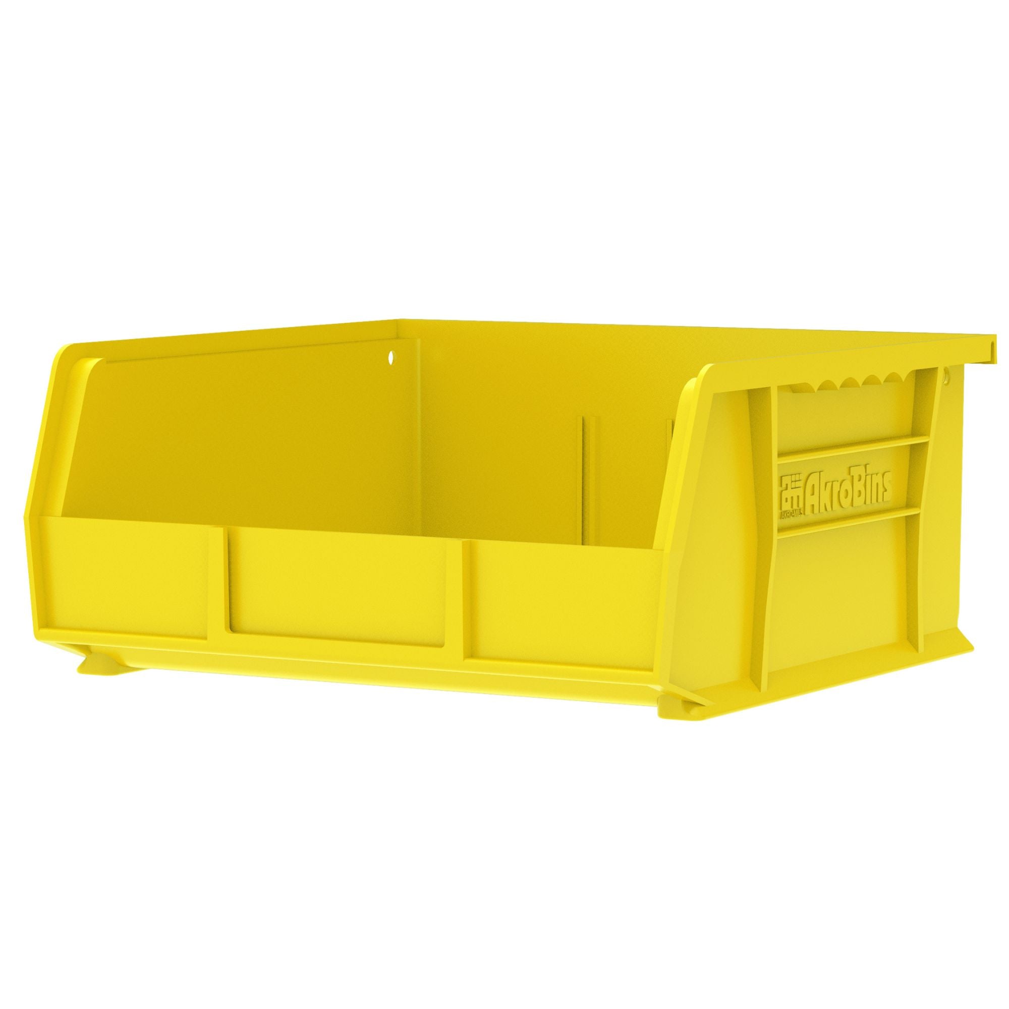 Akro-Mils 6 Pk AkroBins Plastic Storage Bins, Space-Saving Organizers (Open Box)