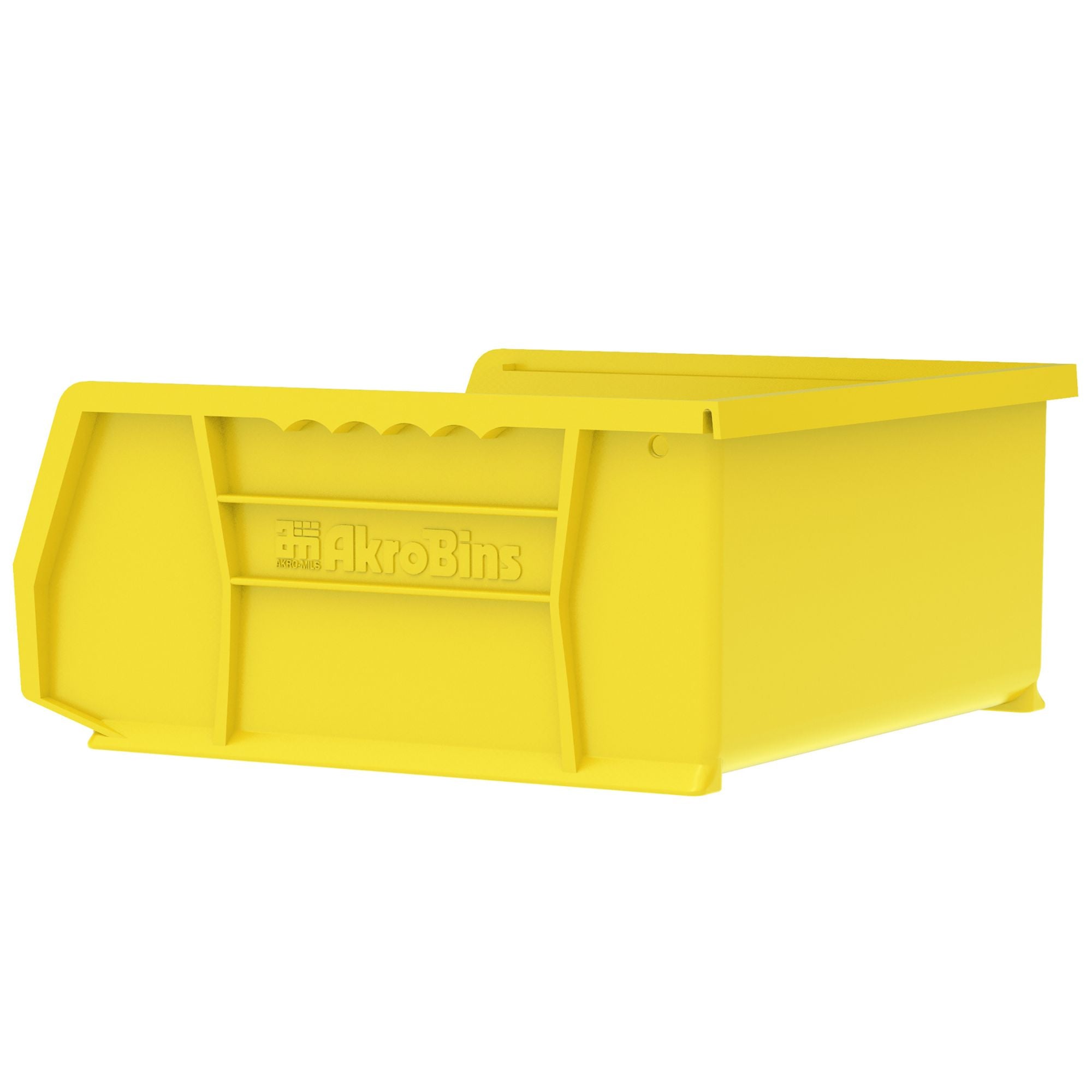 Akro-Mils 6 Pk AkroBins Plastic Storage Bins, Space-Saving Organizers (Open Box)