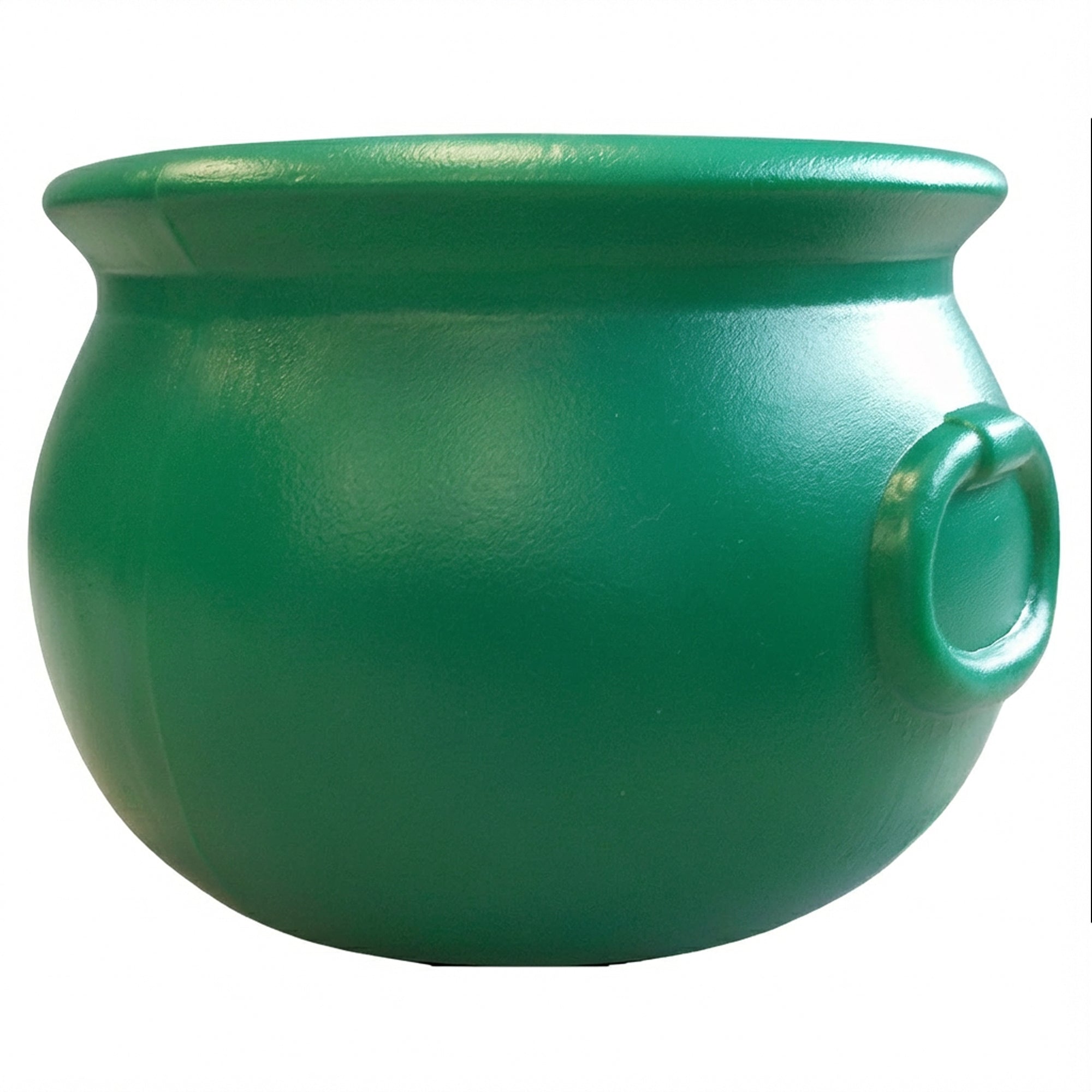 Union Products St. Patrick's Day Cauldron, 8" Treat Container, Green, 2 Pack