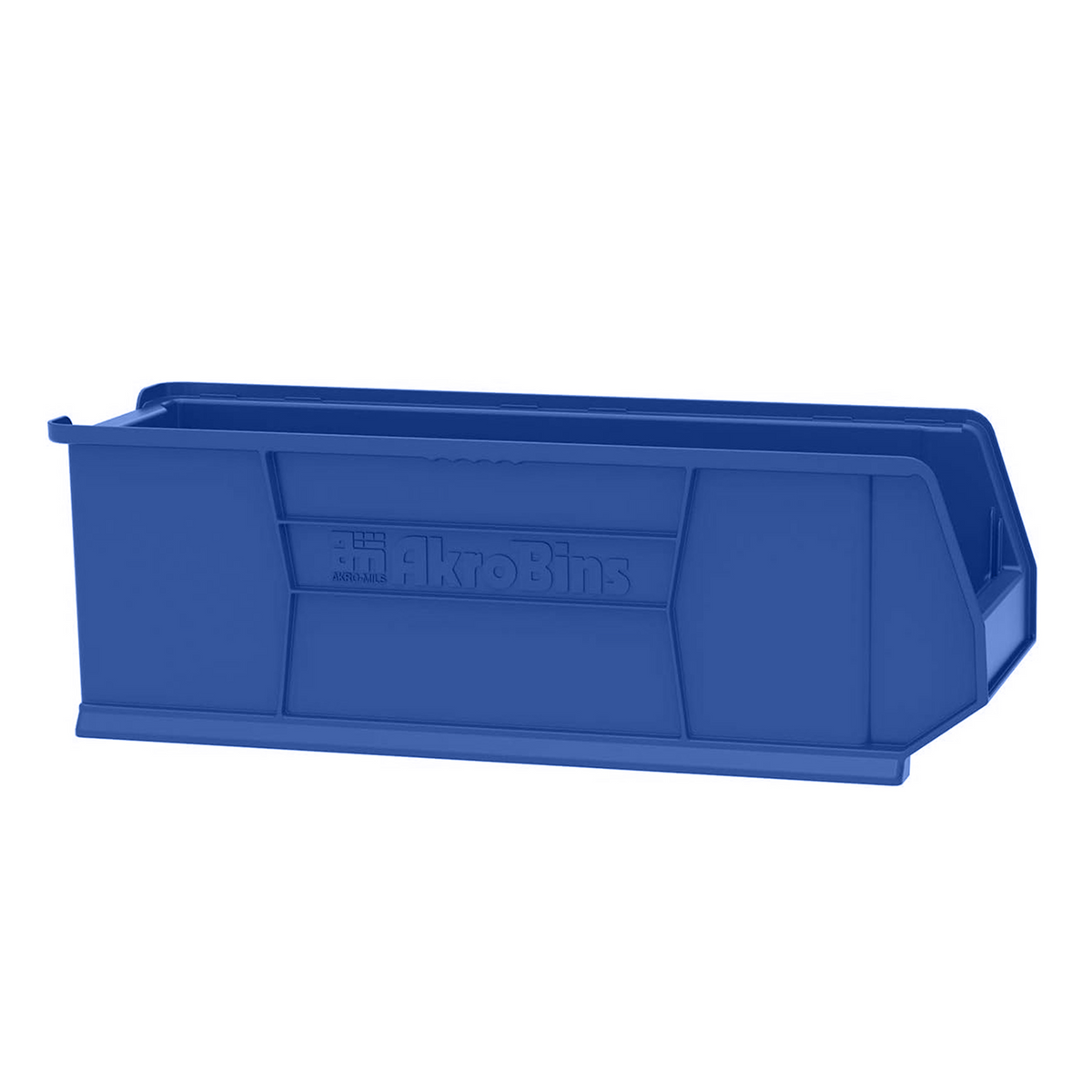 Akro-Mils 4 Pack Super-Size AkroBin Storage Bin, 29.875 x 11 x 10 Inch, Blue