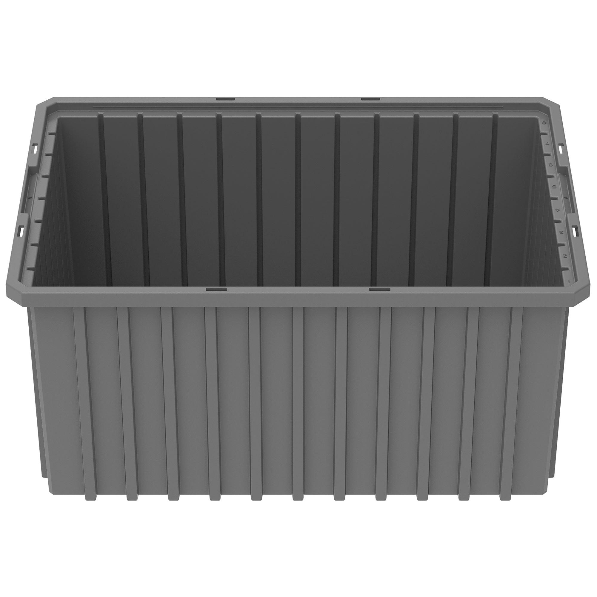 Akro-Mils 6 Pack Akro-Grid Dividable Storage Box, 16.5 x 10.875 x 8 Inch, Gray