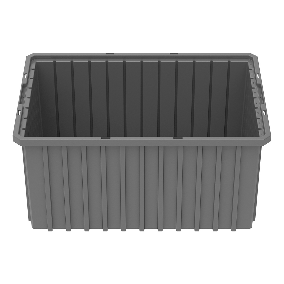 Akro-Mils 6 Pack Akro-Grid Dividable Storage Box, 16.5 x 10.875 x 8 Inch, Gray