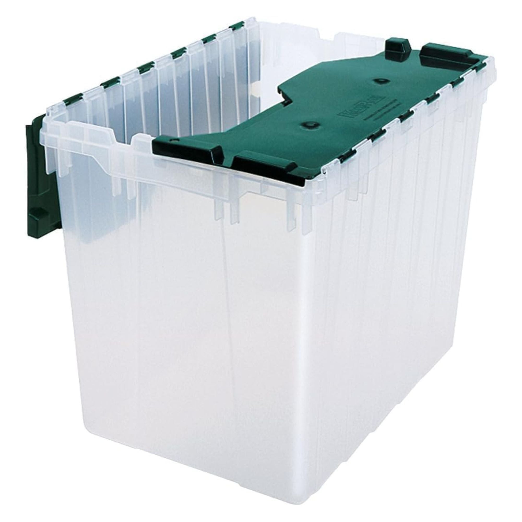 Akro-Mils KeepBox 18 Gal Plastic Storage Bin, Stackable Tote w/ Lid (Open Box) - VMInnovations
