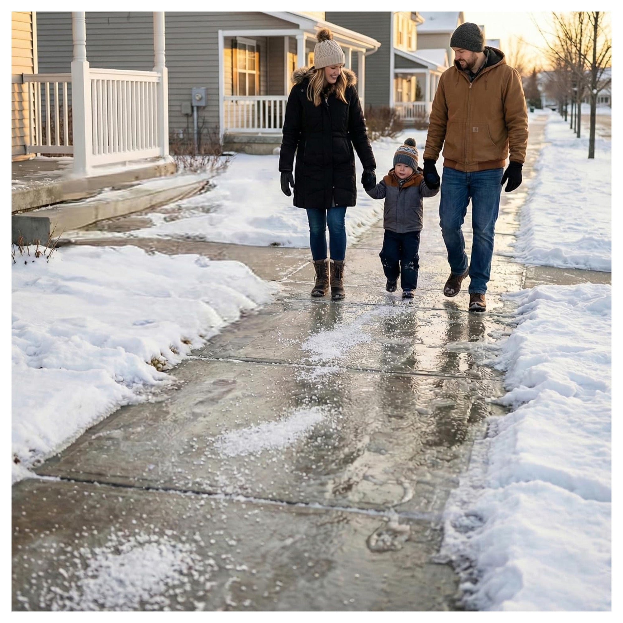 Snow Joe Eco Melt Premium Pet-Safe Ice Met, Low-Tracking Deicer, Works to -25°F