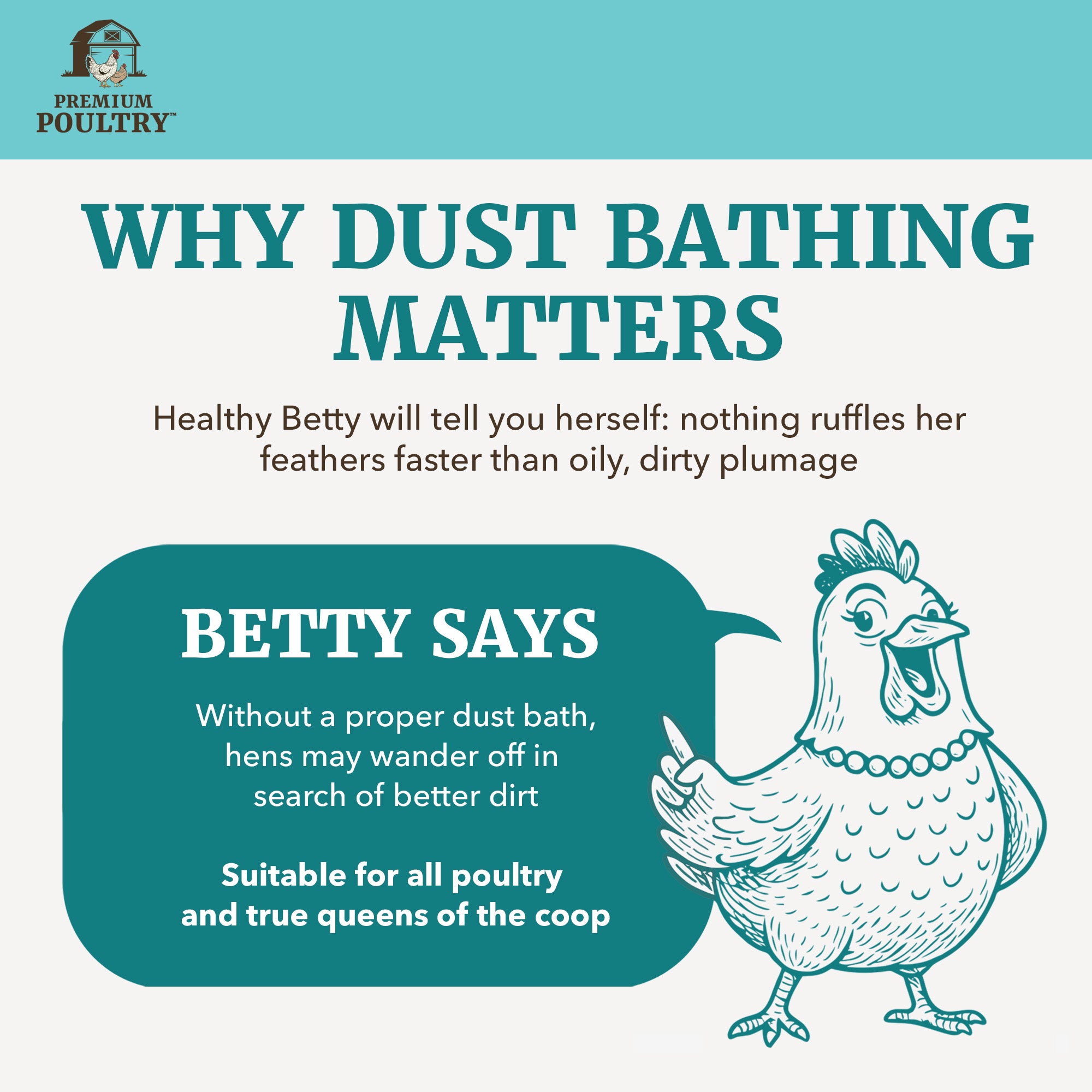 Premium Poultry Diva Dust Bath with Lavender and Tea Tree, 20 Lb Bag, 2 Pack