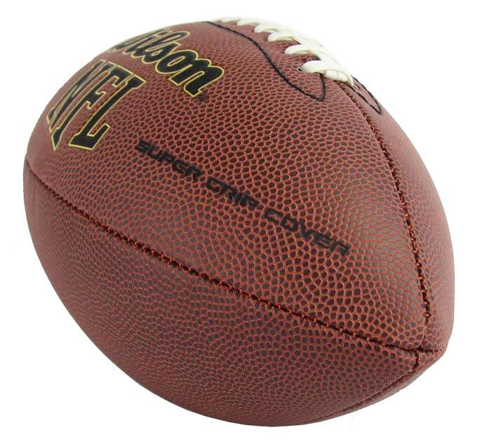 WILSON NFL Official Size Super Grip Composite Leather Game Football - Open Box