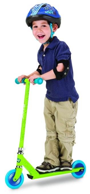 Razor Kixi Mixi Kick 2 or 3 Wheel Convertible Scooter (Blue & Green) - Open Box