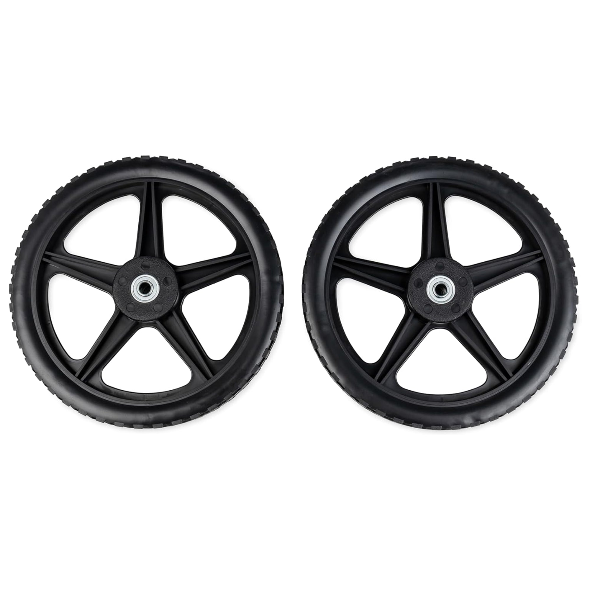 Camco Rhino Replacement Rear Wheels for RV Tote Tank with Bearings, Set of 2 - VMInnovations