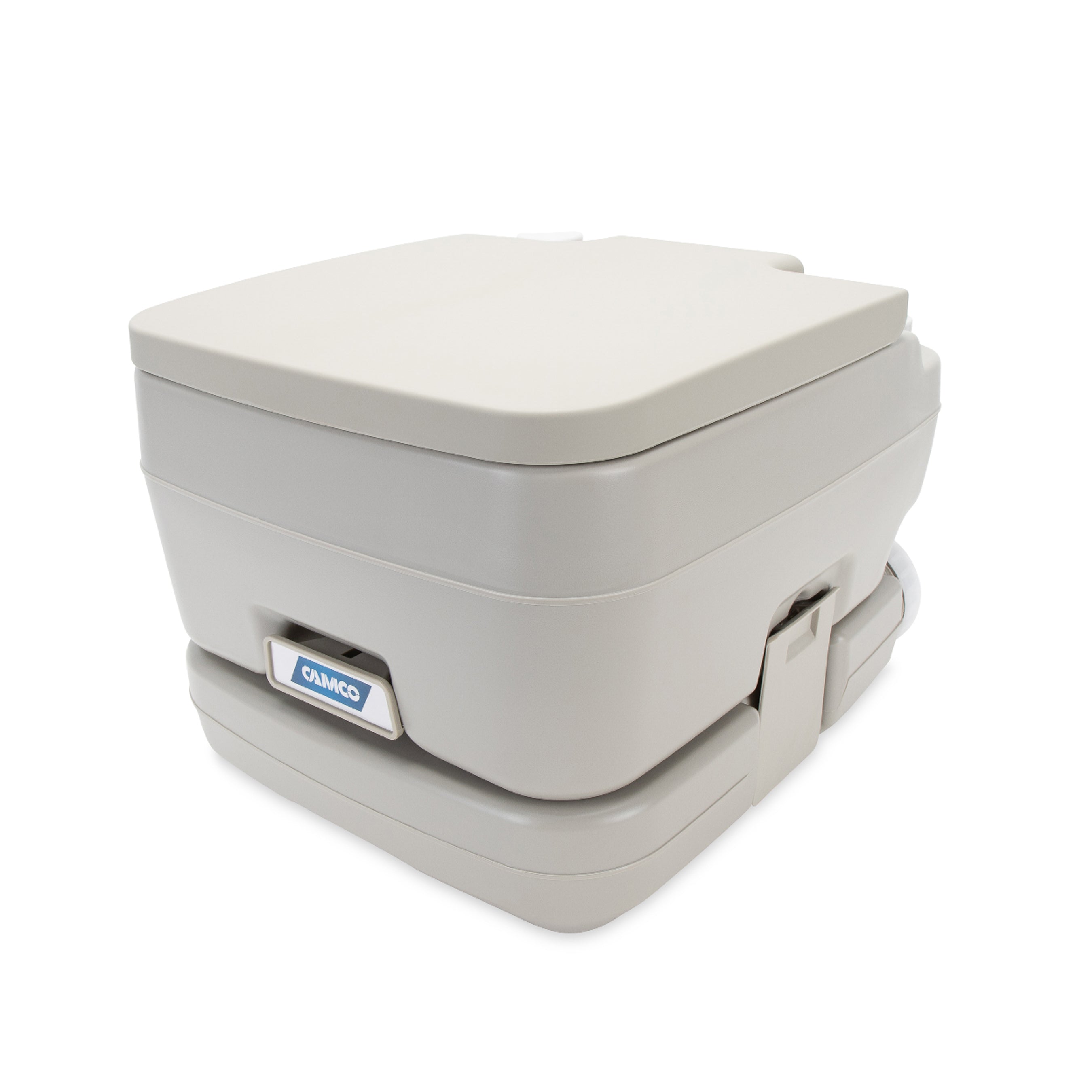 Camco 2.6 Gallon Portable Toilet with Detachable Holding Tank and Carry Handle