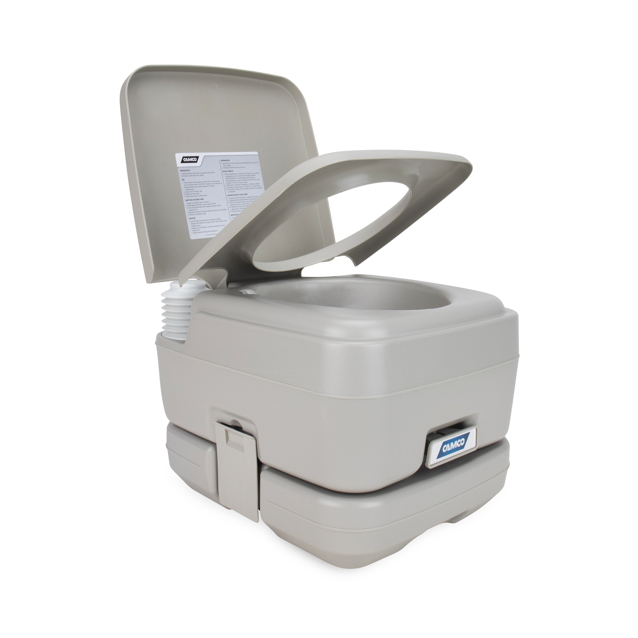 Camco 2.6 Gallon Portable Toilet with Detachable Holding Tank and Carry Handle - VMInnovations