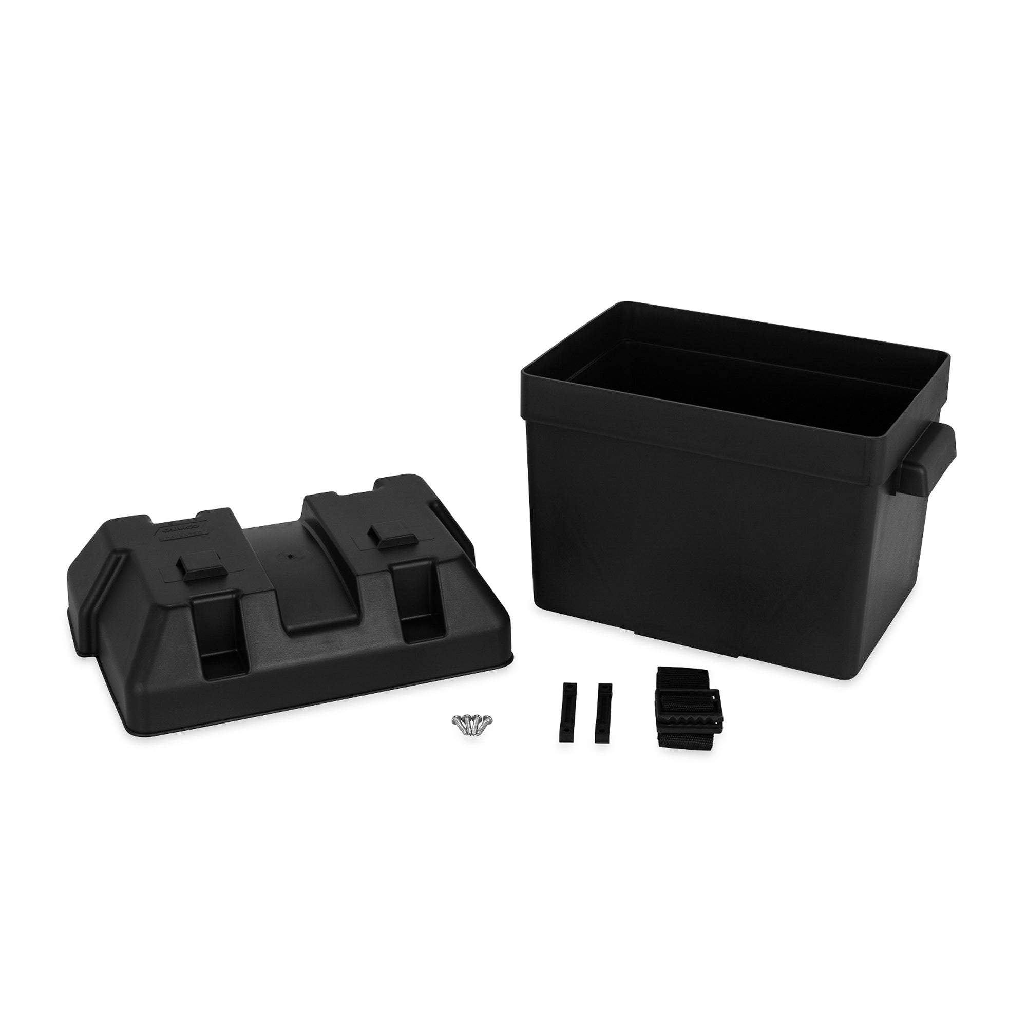 Camco Heavy Duty Group 24 Battery Box with Strap and Mounting Hardware(Open Box)
