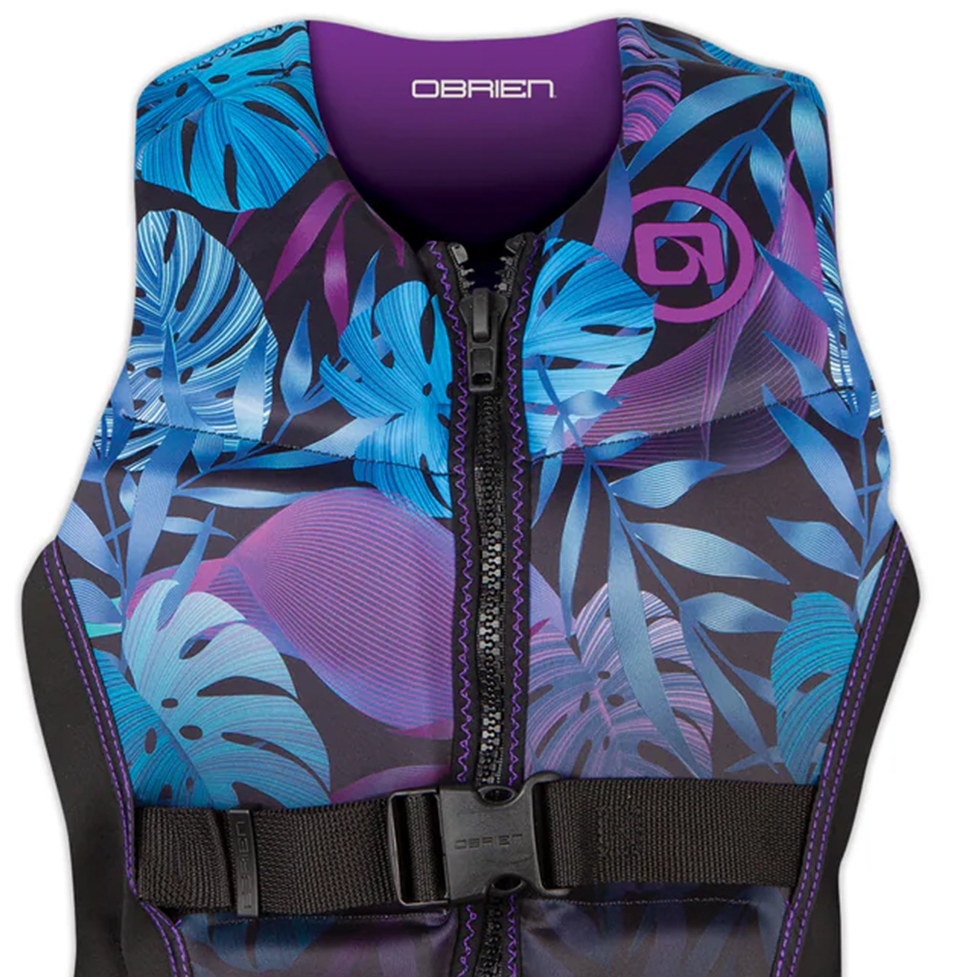 O'Brien Women's V-Back Neoprene USCGA Life Jacket w/ Zipper & Belts (Open Box) - VMInnovations