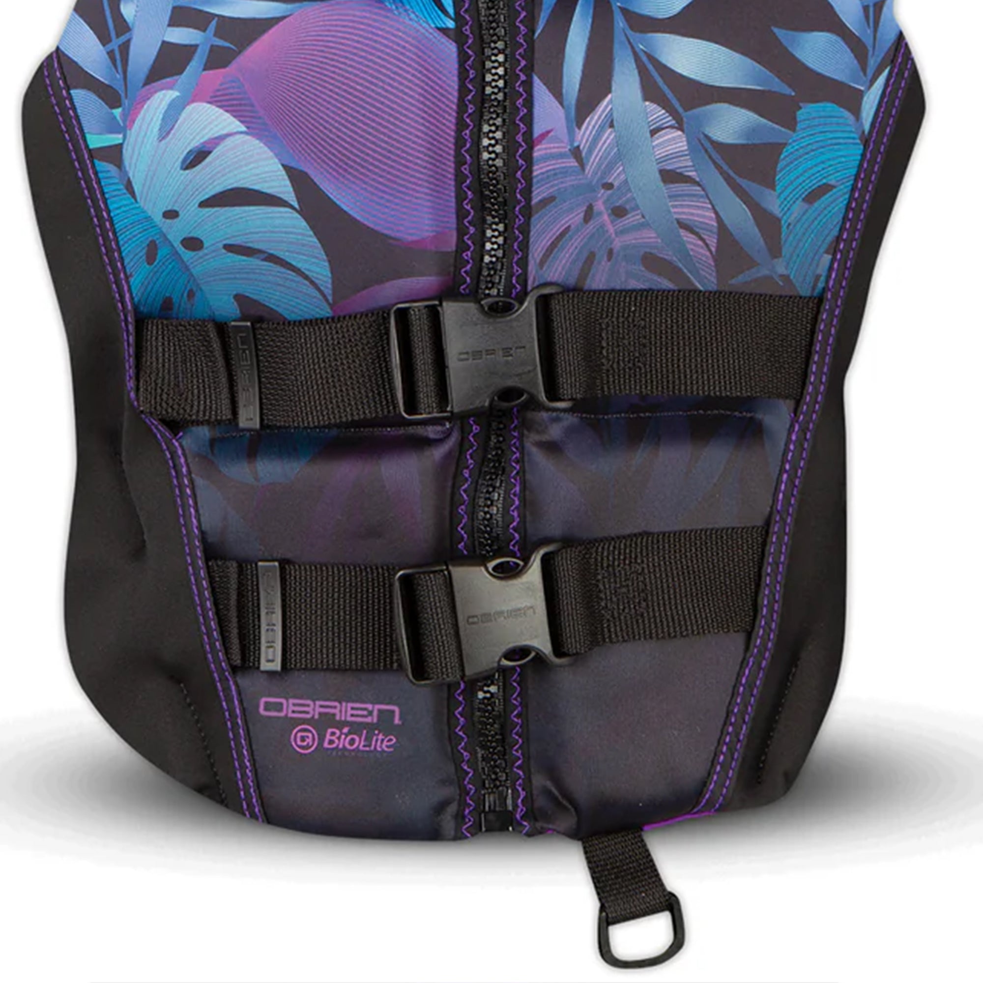 O'Brien Women's V-Back Neoprene USCGA Life Jacket w/ Zipper & Belts (Open Box) - VMInnovations