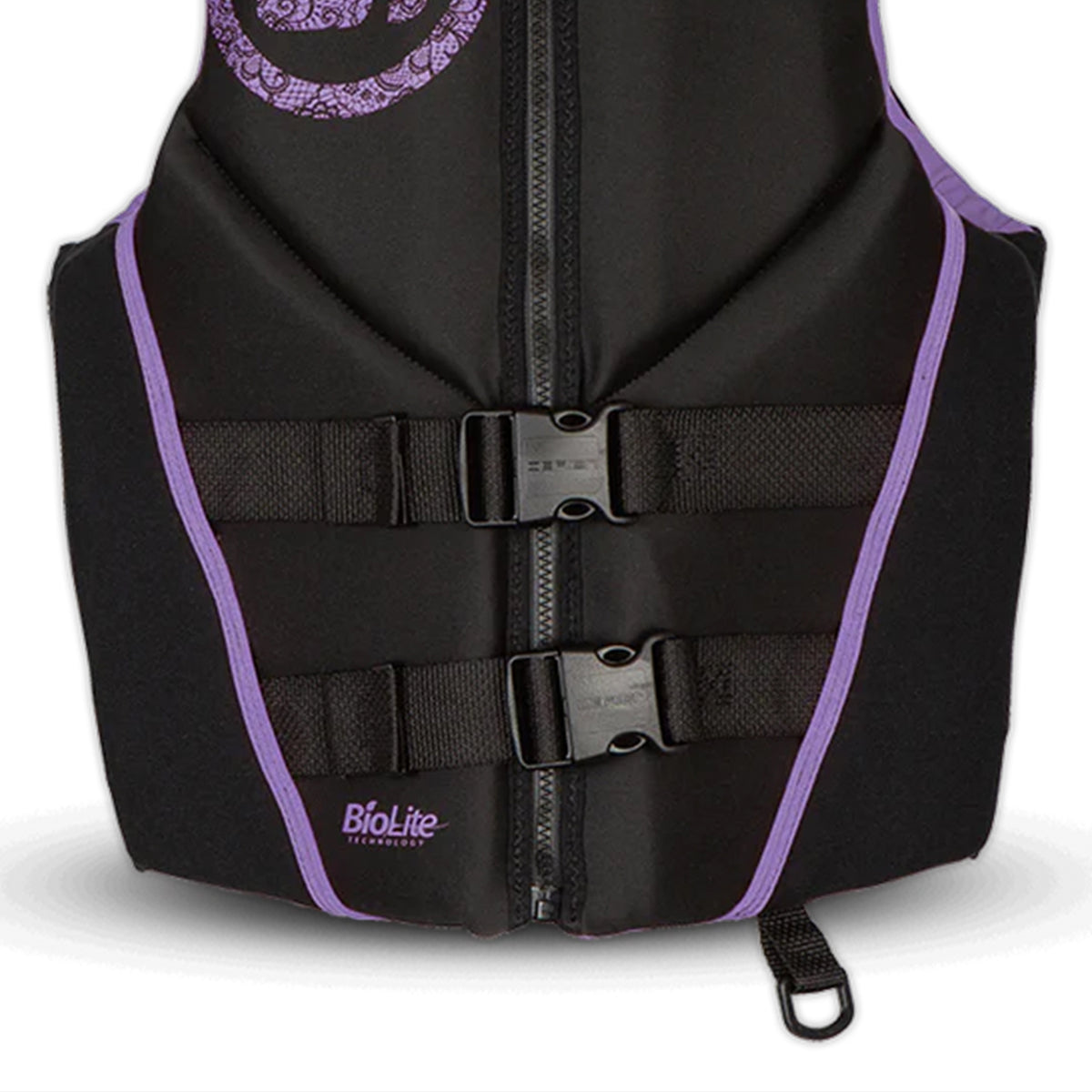 O'Brien Women's Traditional Neoprene USCGA Life Jacket with Zipper, M, Purple - VMInnovations