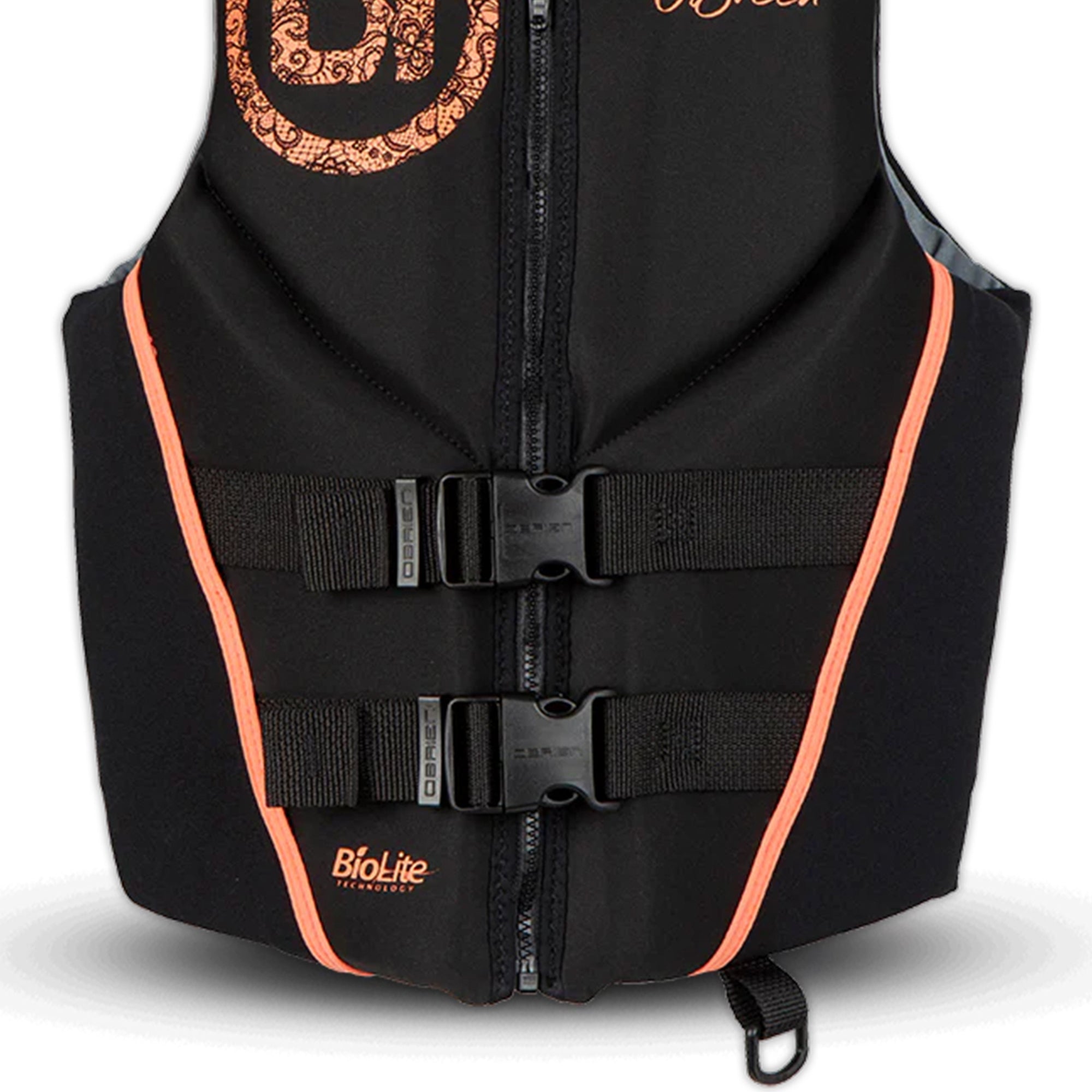 O'Brien Women's Traditional Neoprene USCGA Life Jacket with Zipper, S, Coral