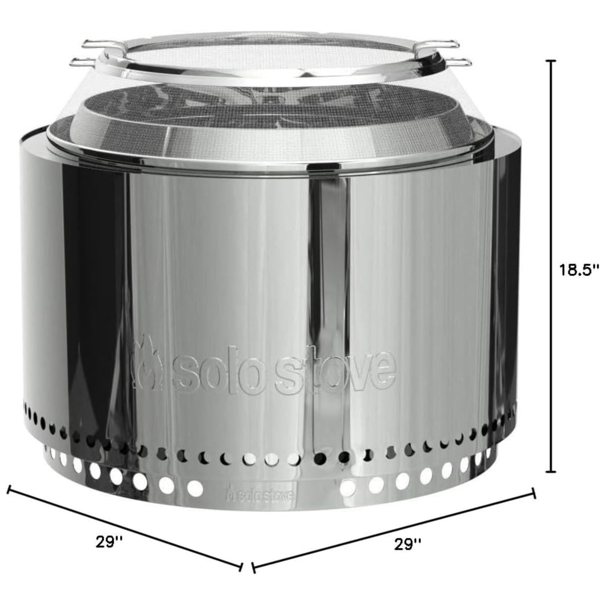 Solo Stove Big Yard Bundle Yukon 2.0 Smokeless Fire Pit, Stand, Shelter, Shield