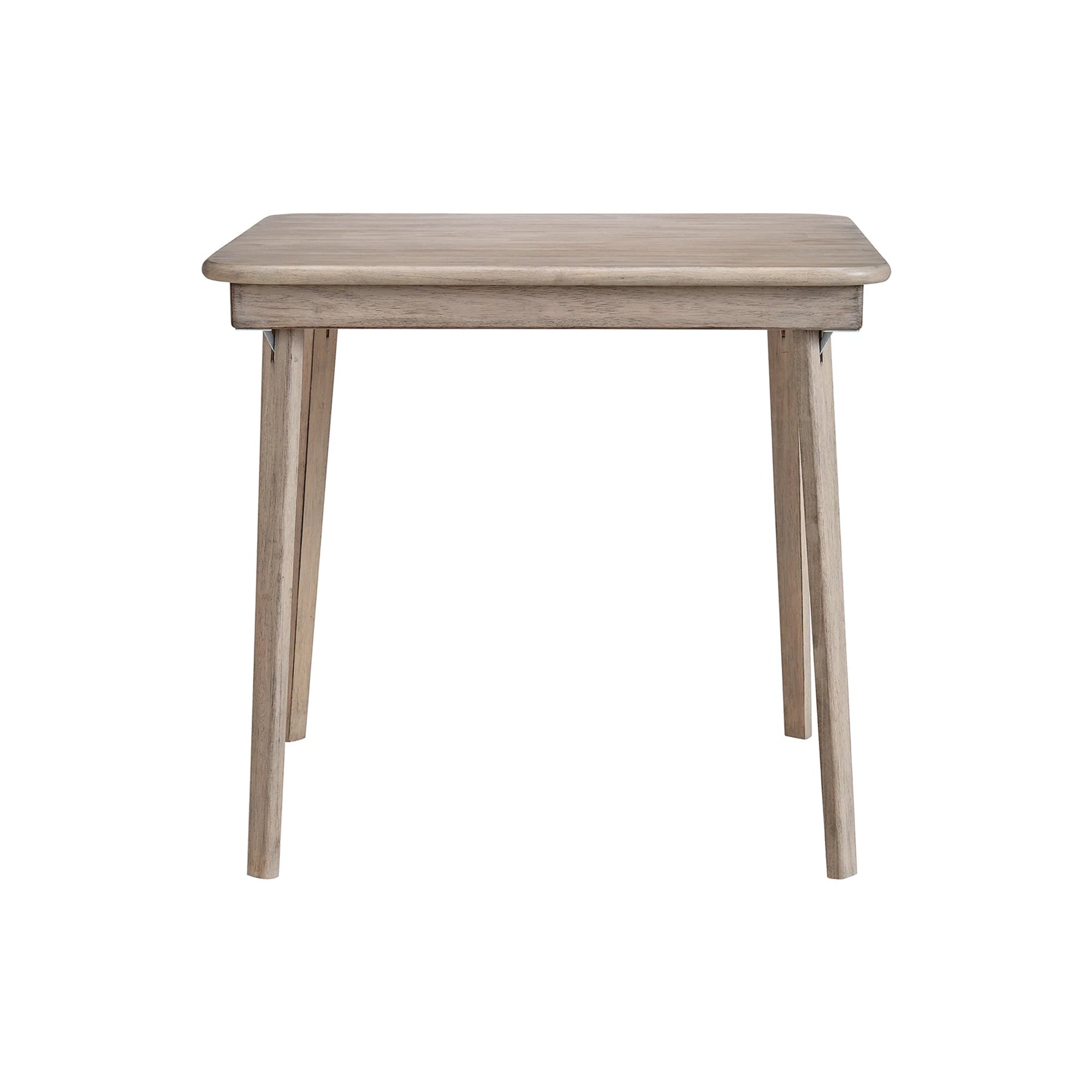Stakmore 32x32 Wooden Square Folding Card Table, Straight Edge, Driftwood Frame (Open Box)