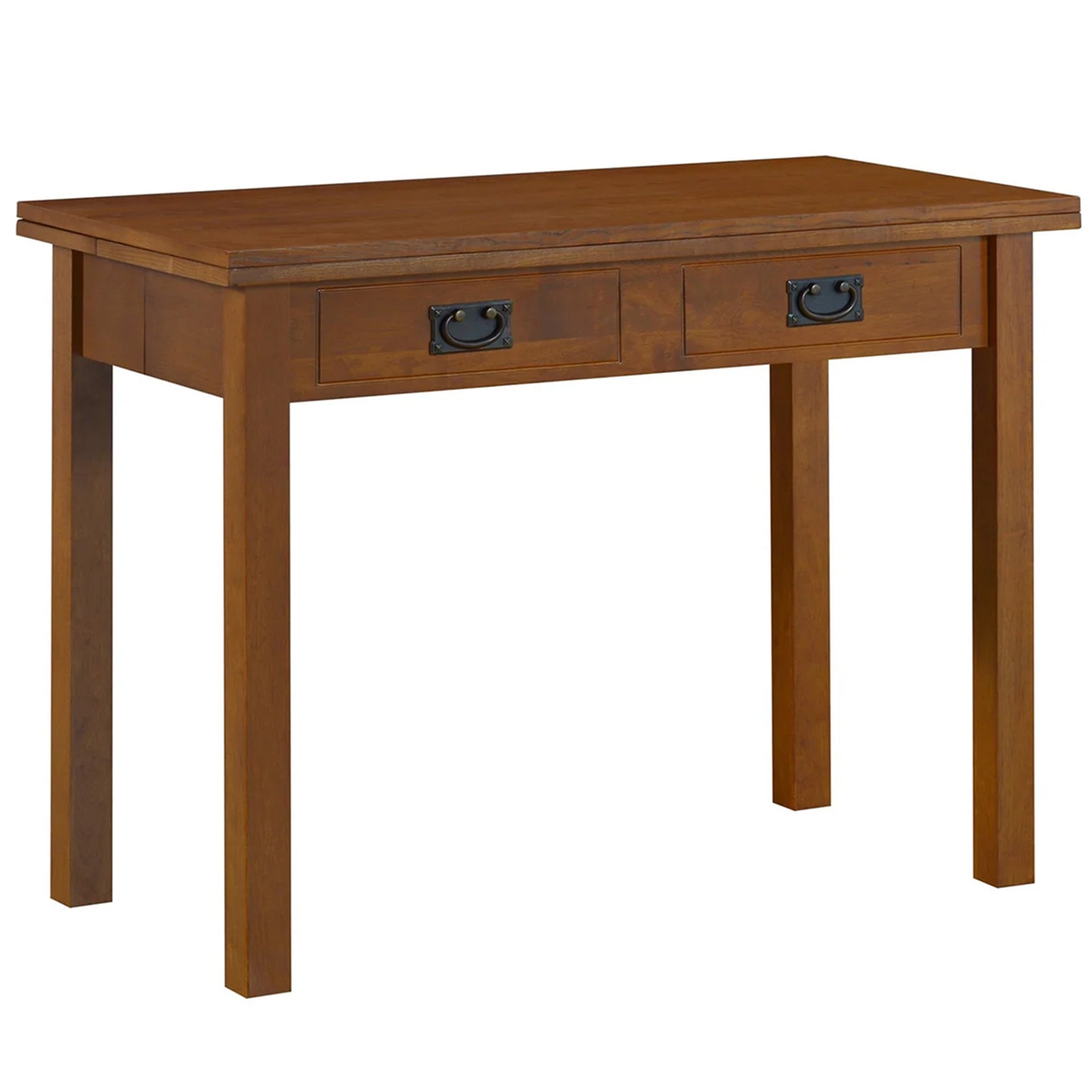 Stakmore 6-Seater Wooden Expandable Dining Table with 2 Leaves, Fruitwood Frame - VMInnovations