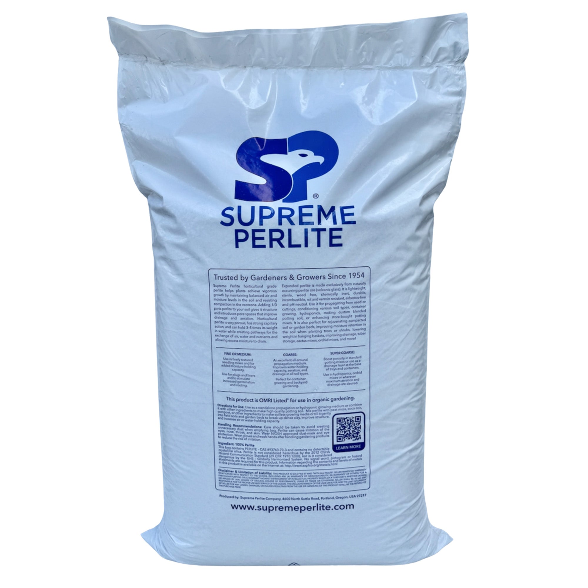 SP Super Coarse Horticultural Perlite for Potting Soil Mixes, 4 Cu Ft, 2 Pack
