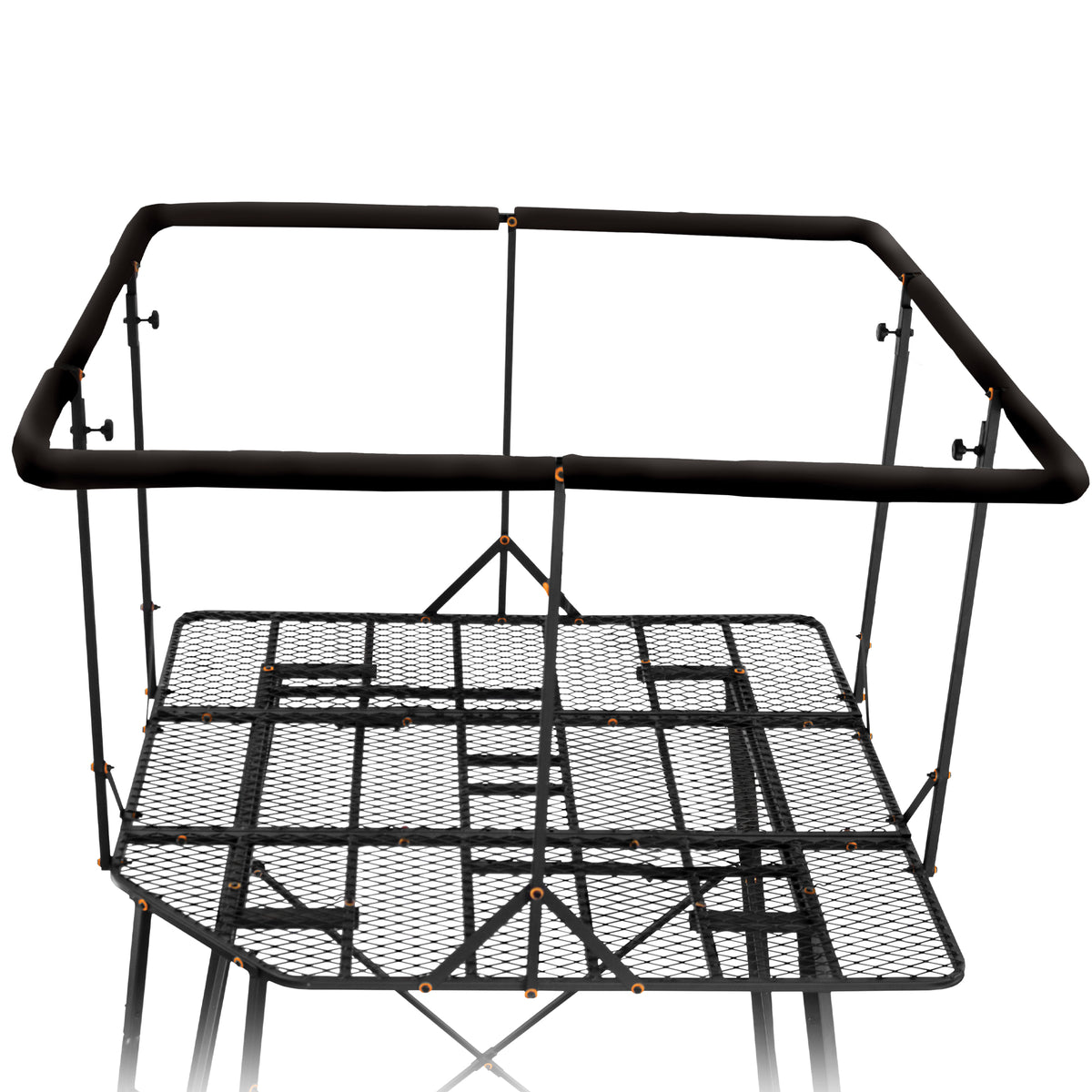 Muddy Roost Quad Pod 10' Steel Hunting Stand W Ladder, Steel Frame (Open Box)