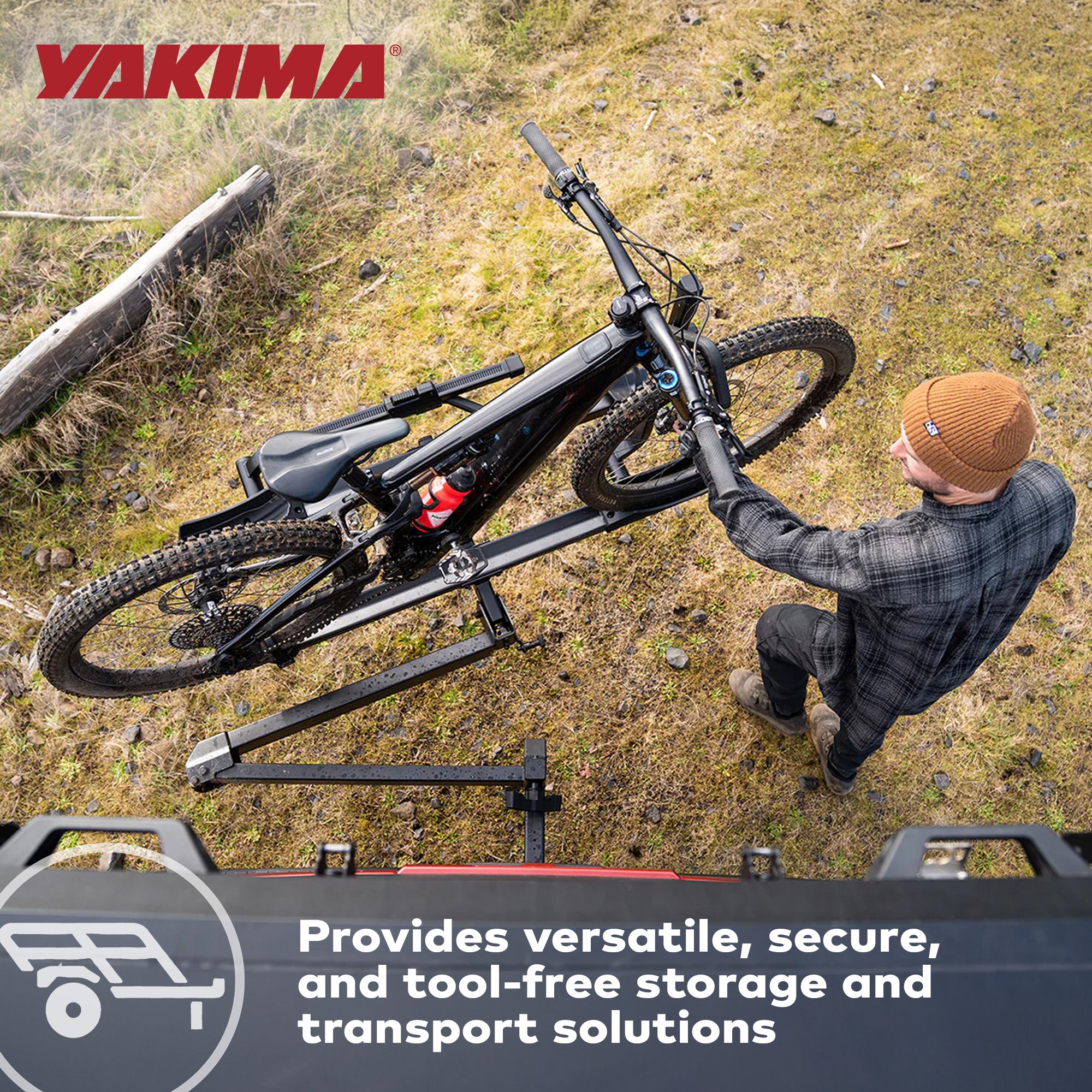 Yakima StepUp Swing 2-Bike Metal Swing-Away Rack for Vehicles, Fits 2" Hitches - VMInnovations