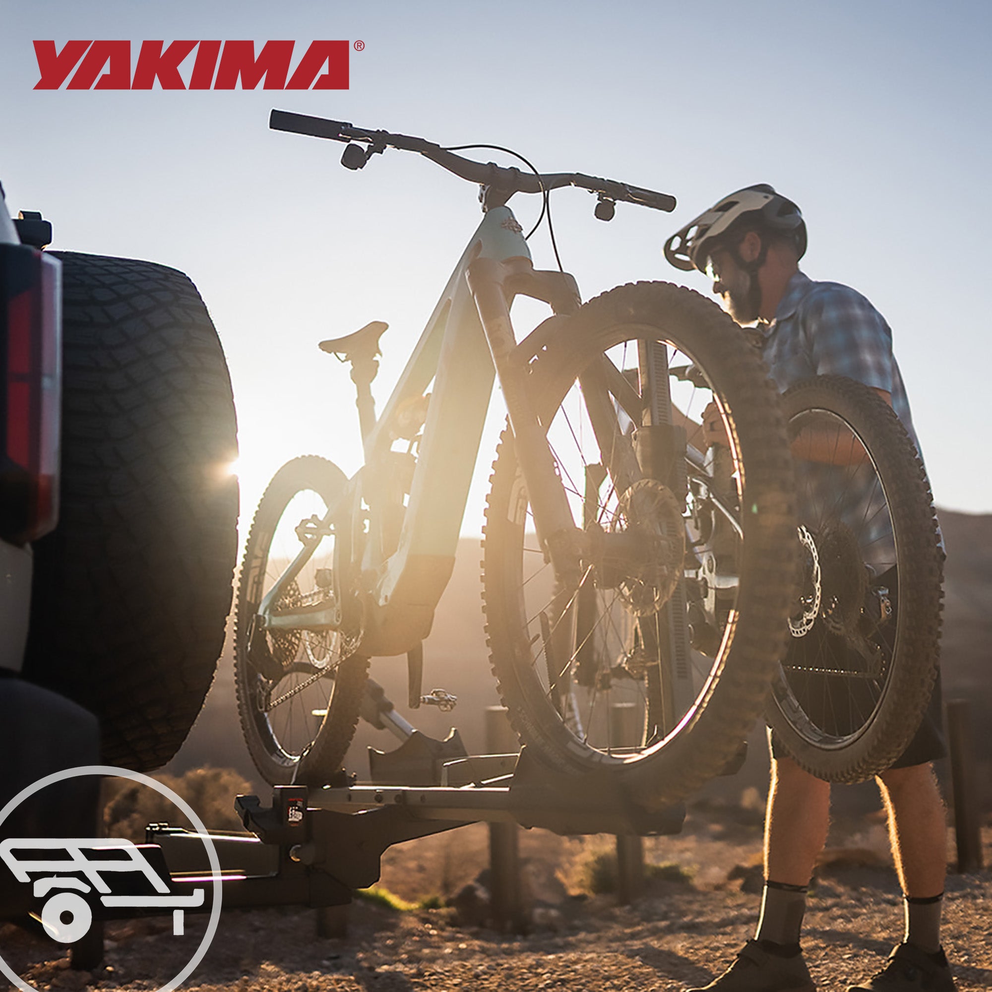 Yakima StepUp Swing 2-Bike Metal Swing-Away Rack for Vehicles, Fits 2" Hitches - VMInnovations
