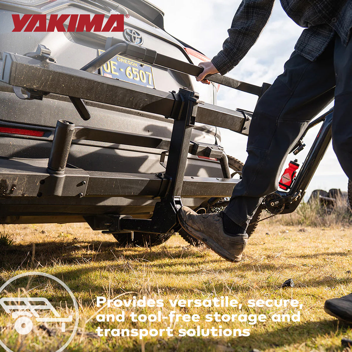 Yakima StepUp 2-Bike Wheel-Mount Rack, Rear Carrier, Fits 2" Receivers(Open Box) - VMInnovations