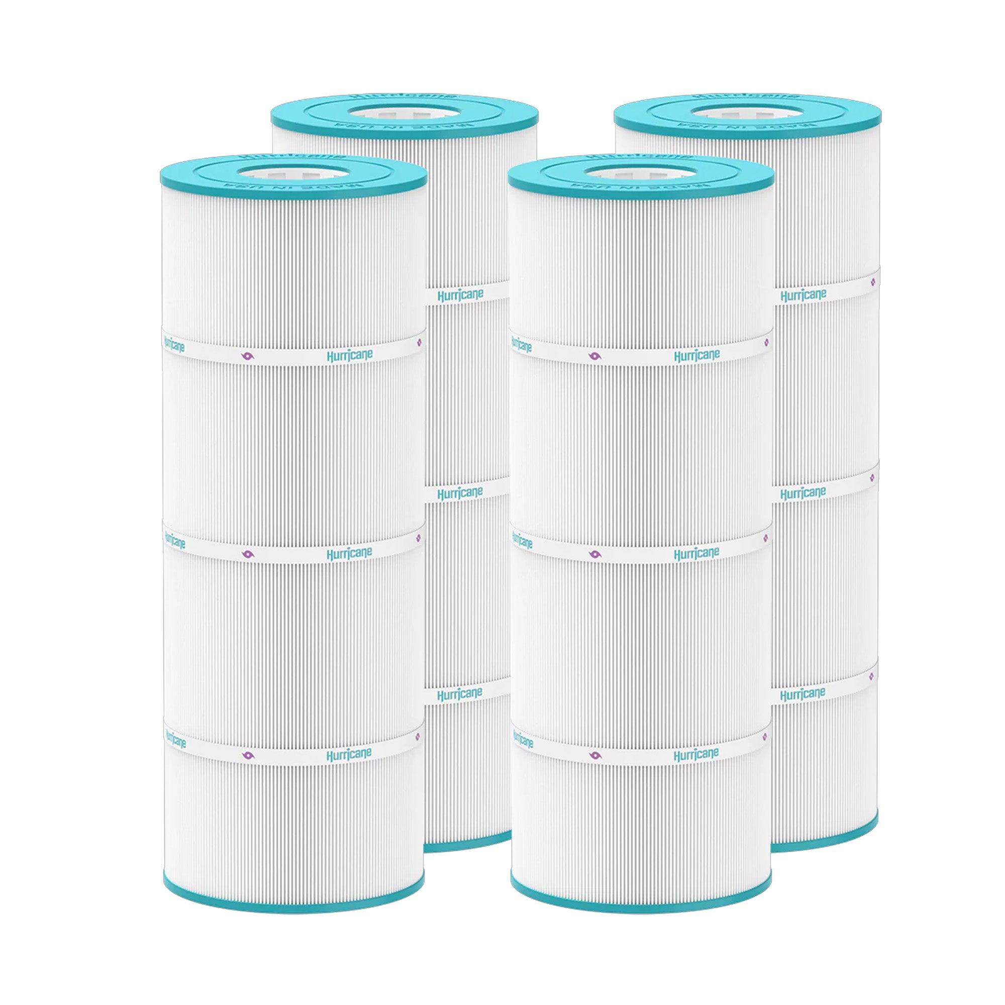 Hurricane HF7485-04 Premium Pool & Spa Filter Cartridge Replacement, 4 Pack - VMInnovations