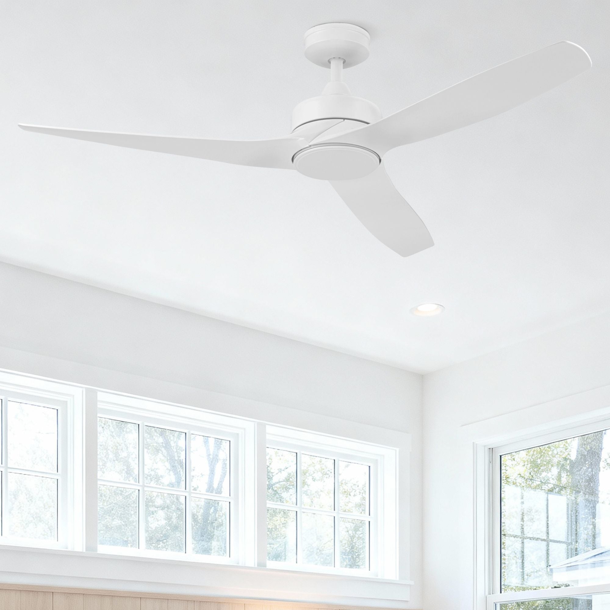 Honeywell Lynton 52" Dual Mount Indoor Ceiling Fan w Remote Control (Open Box)
