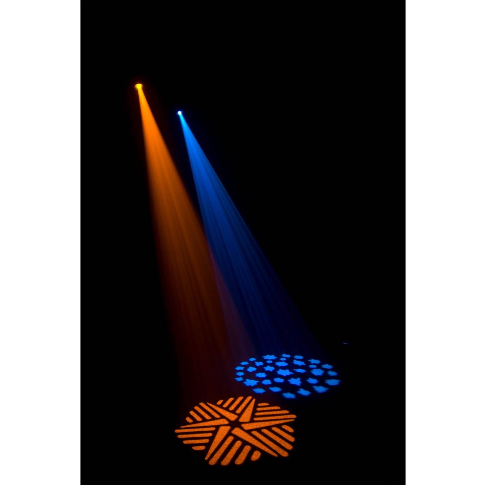 4 Chauvet DJ Intimidator Spot 155 LED DMX Yoke Lights + ADJ myDMX 2.0 Controller - VMInnovations