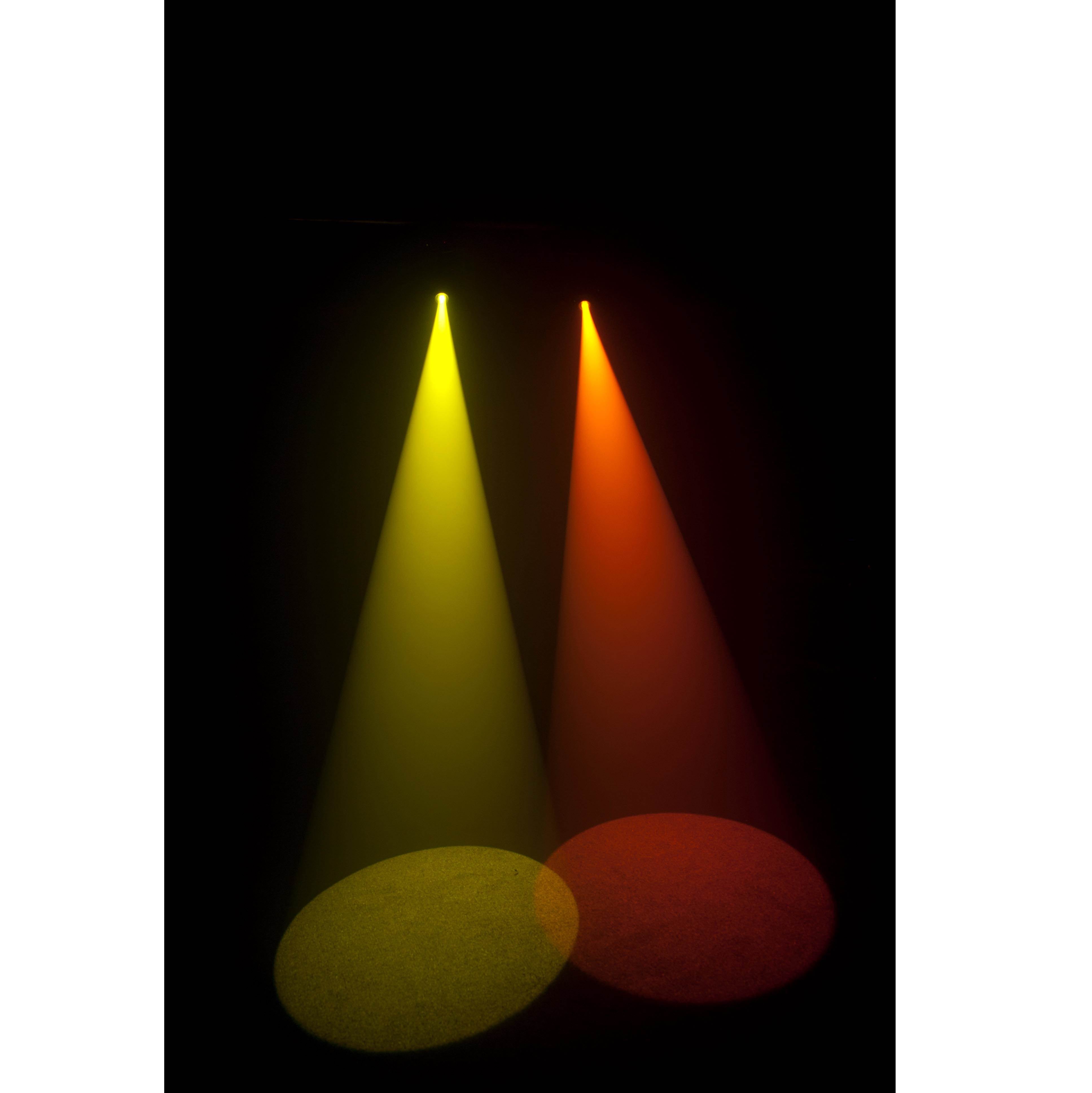 4 Chauvet DJ Intimidator Spot 155 LED DMX Yoke Lights + ADJ myDMX 2.0 Controller - VMInnovations