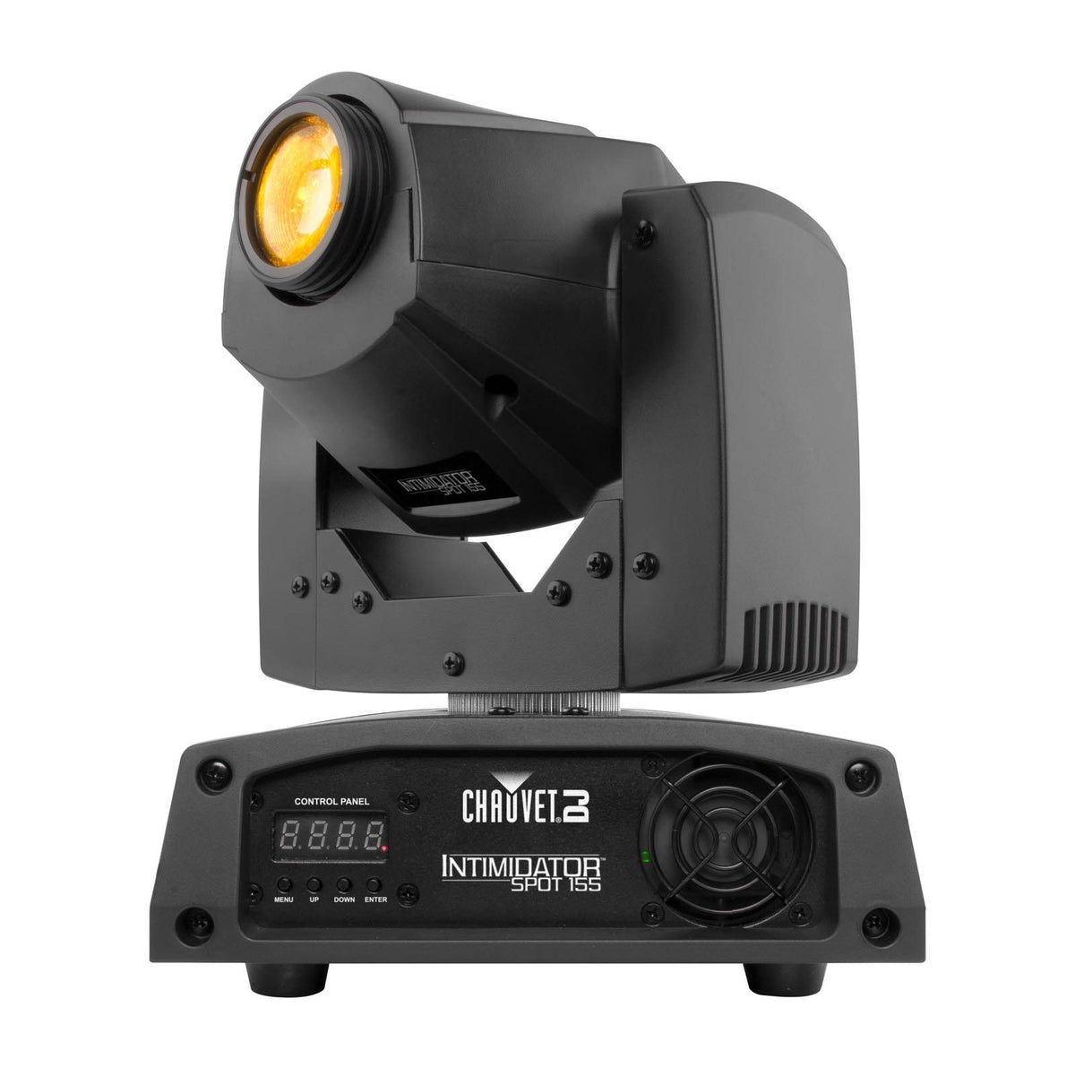 4 Chauvet DJ Intimidator Spot 155 LED DMX Yoke Lights + ADJ myDMX 2.0 Controller