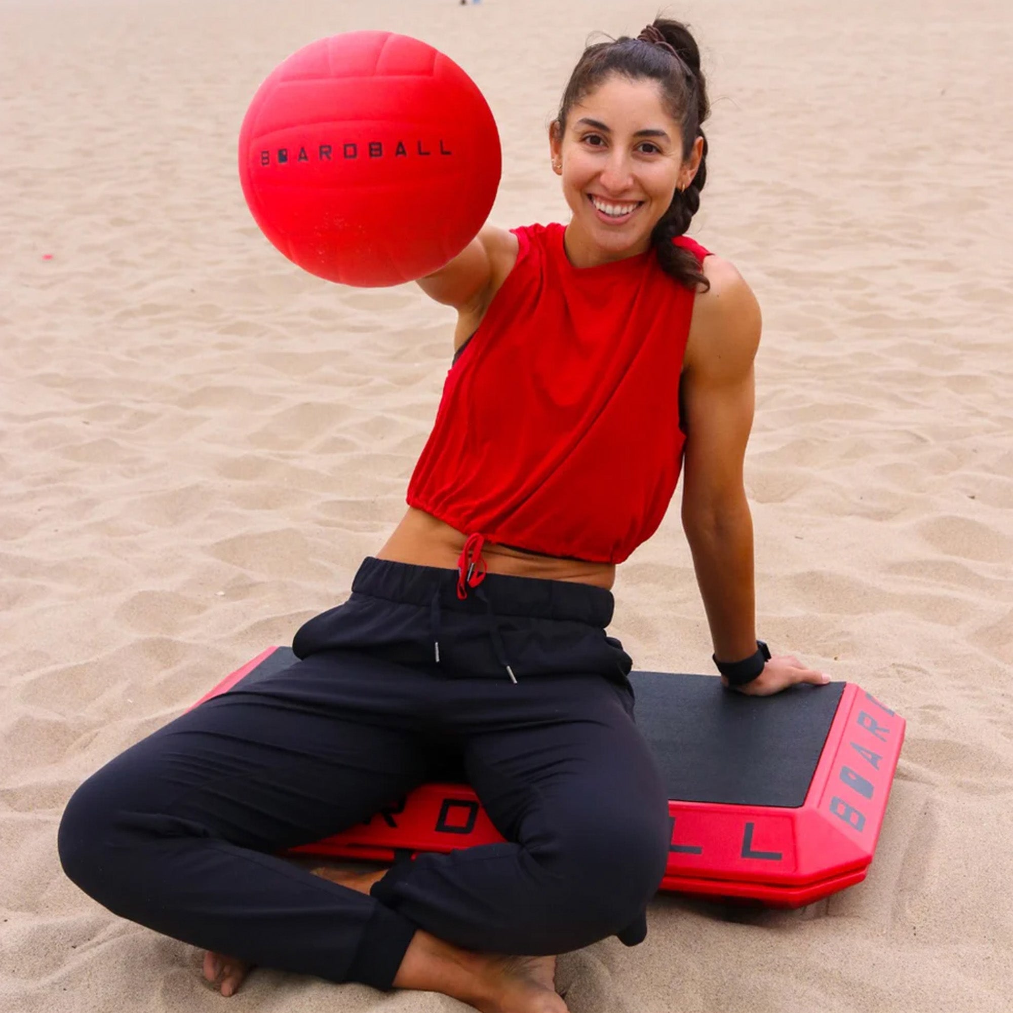 Boardball Sport Volleyball Board Game Set w Pump for Indoor & Outdoor Play(Used)