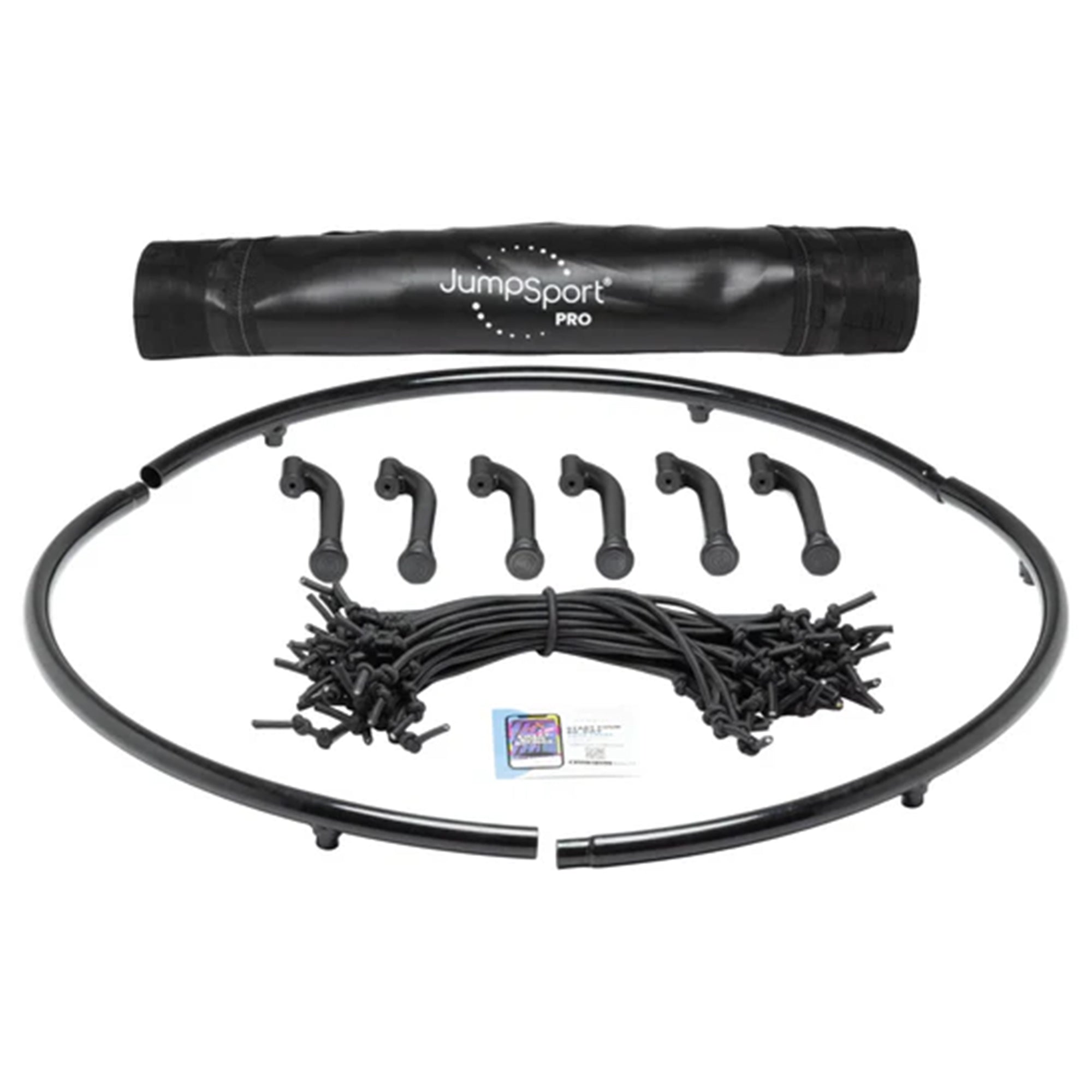 JumpSport 44" PRO Fitness Firm Trampoline, Model 550 Exercise Rebounder, Black