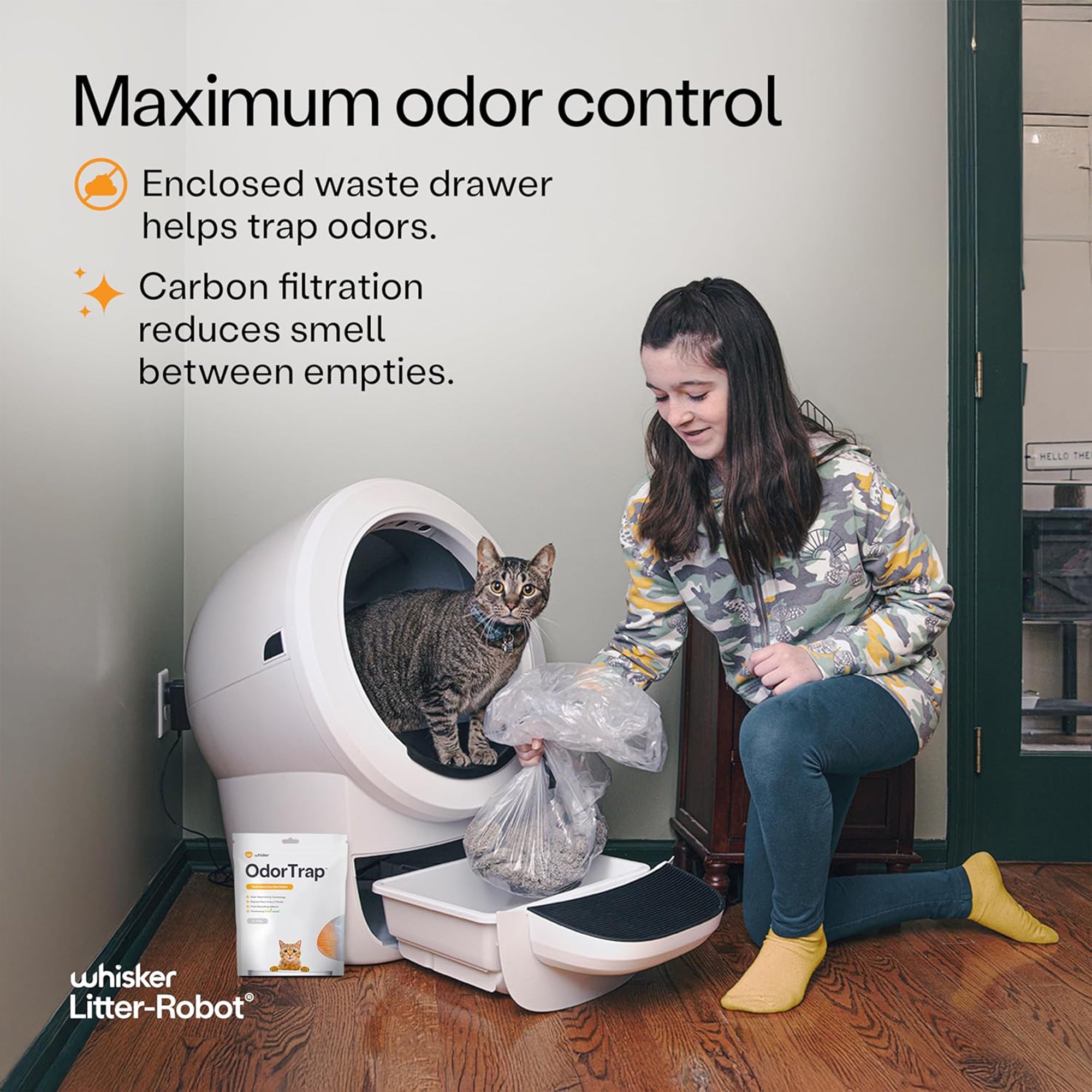 Litter-Robot 4 Supply Bundle by Whisker, Self-Cleaning Cat Litter Box, (Used) - VMInnovations